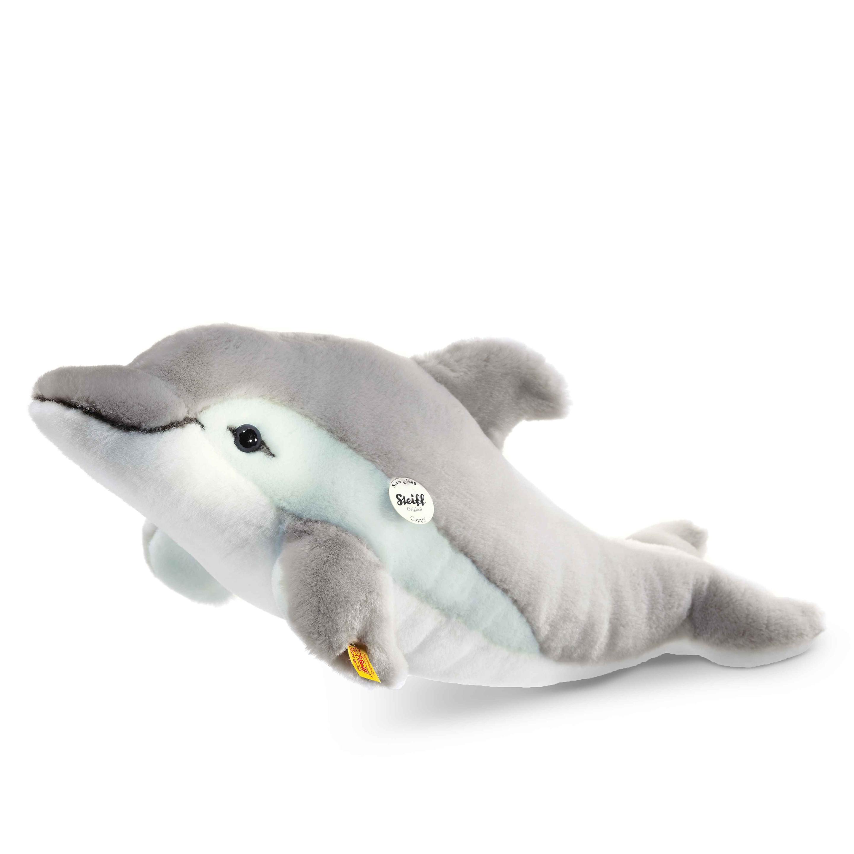 Steiff - Cappy Delphin, grau/weiß, 35cm