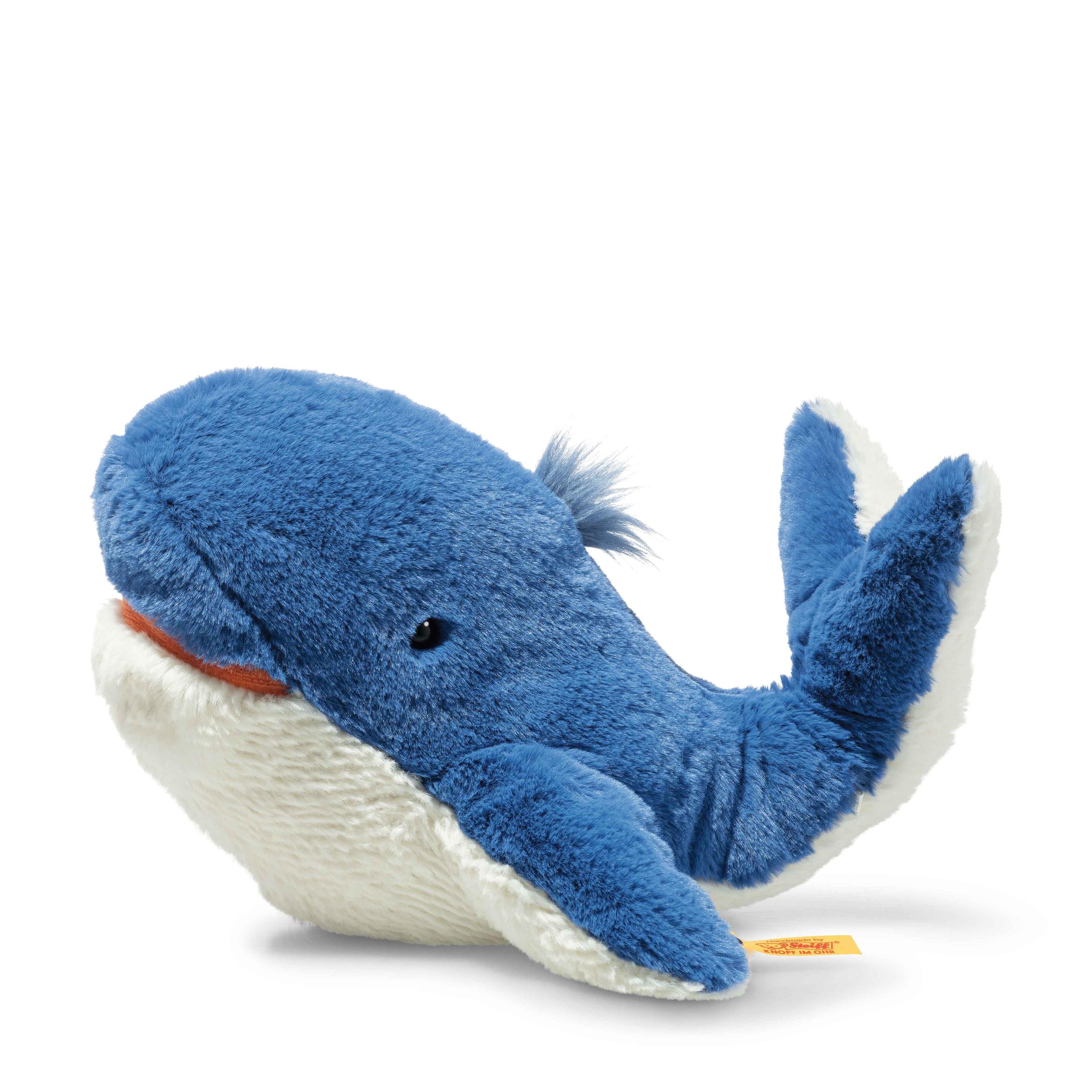 Steiff - 063831 Soft Cuddly Friends Tory Blauwal 28 cm