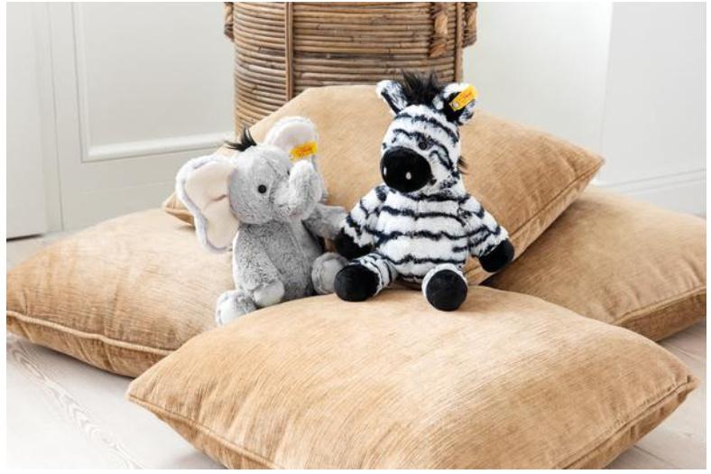 Produktbild Steiff - 069109 Soft Cuddly Friends Zora Zebra, 30 cm 2 von 5