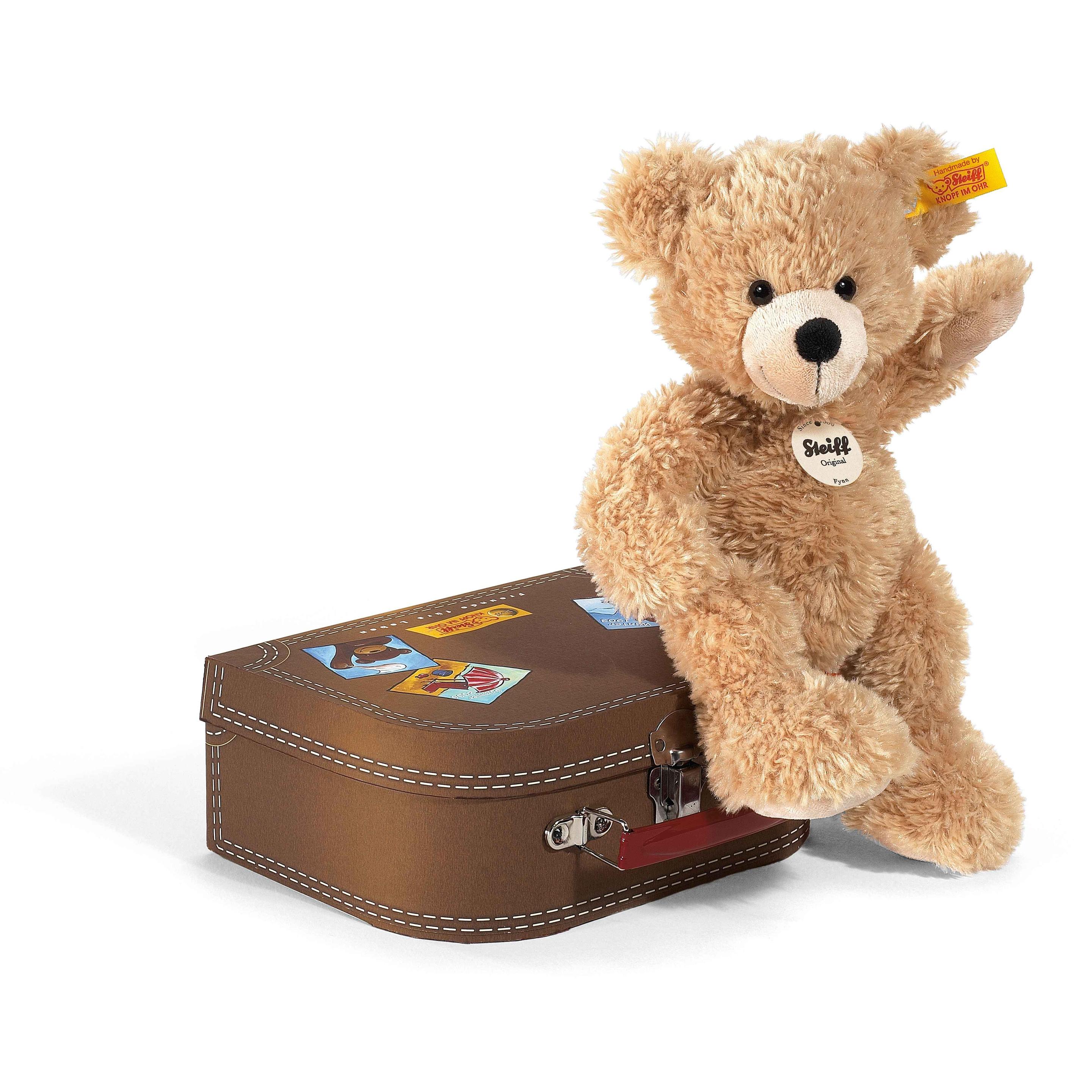 Produktbild Steiff - Fynn Teddybär im Koffer, beige, 28cm 2 von 3