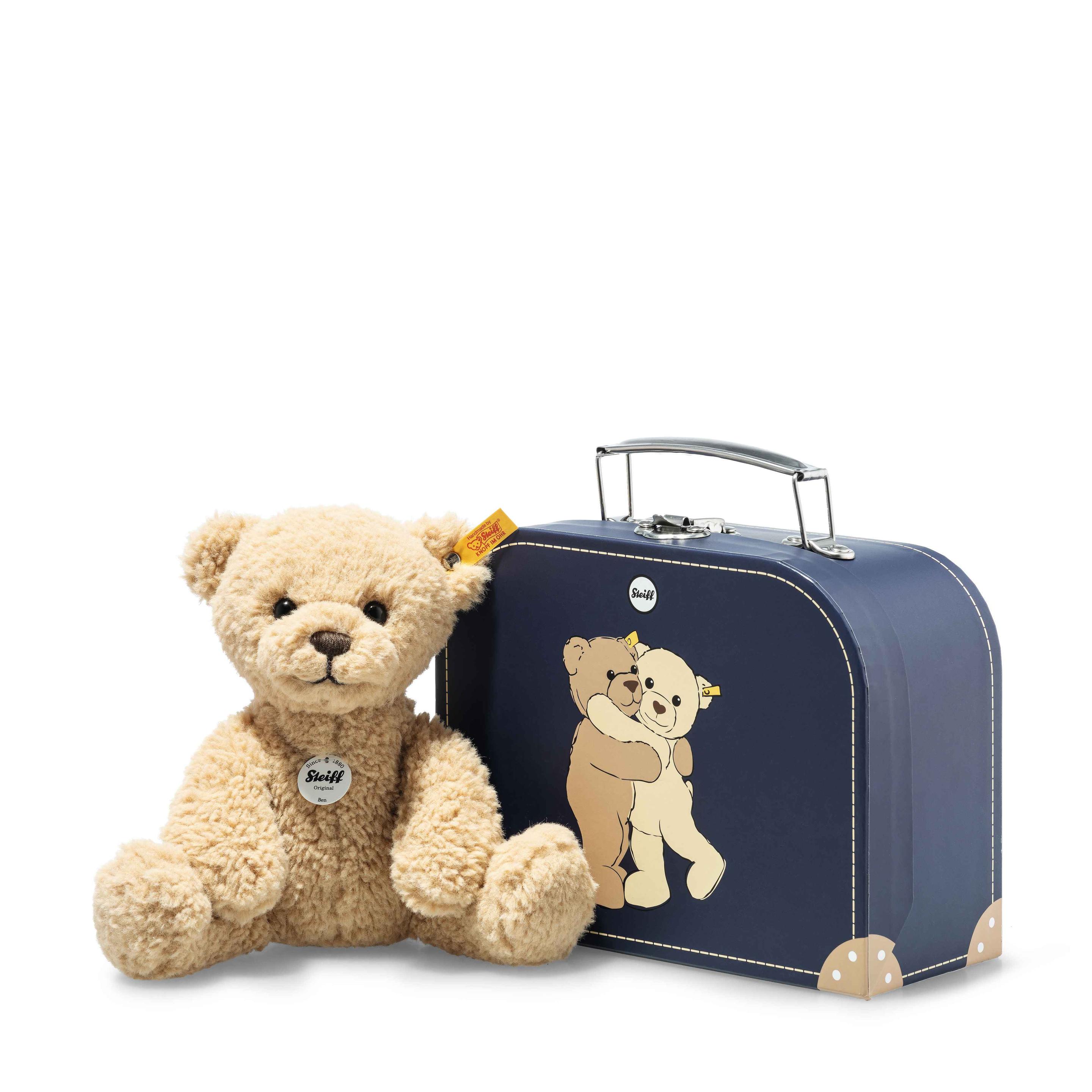 Steiff - Ben Teddybär im Koffer 21 cm