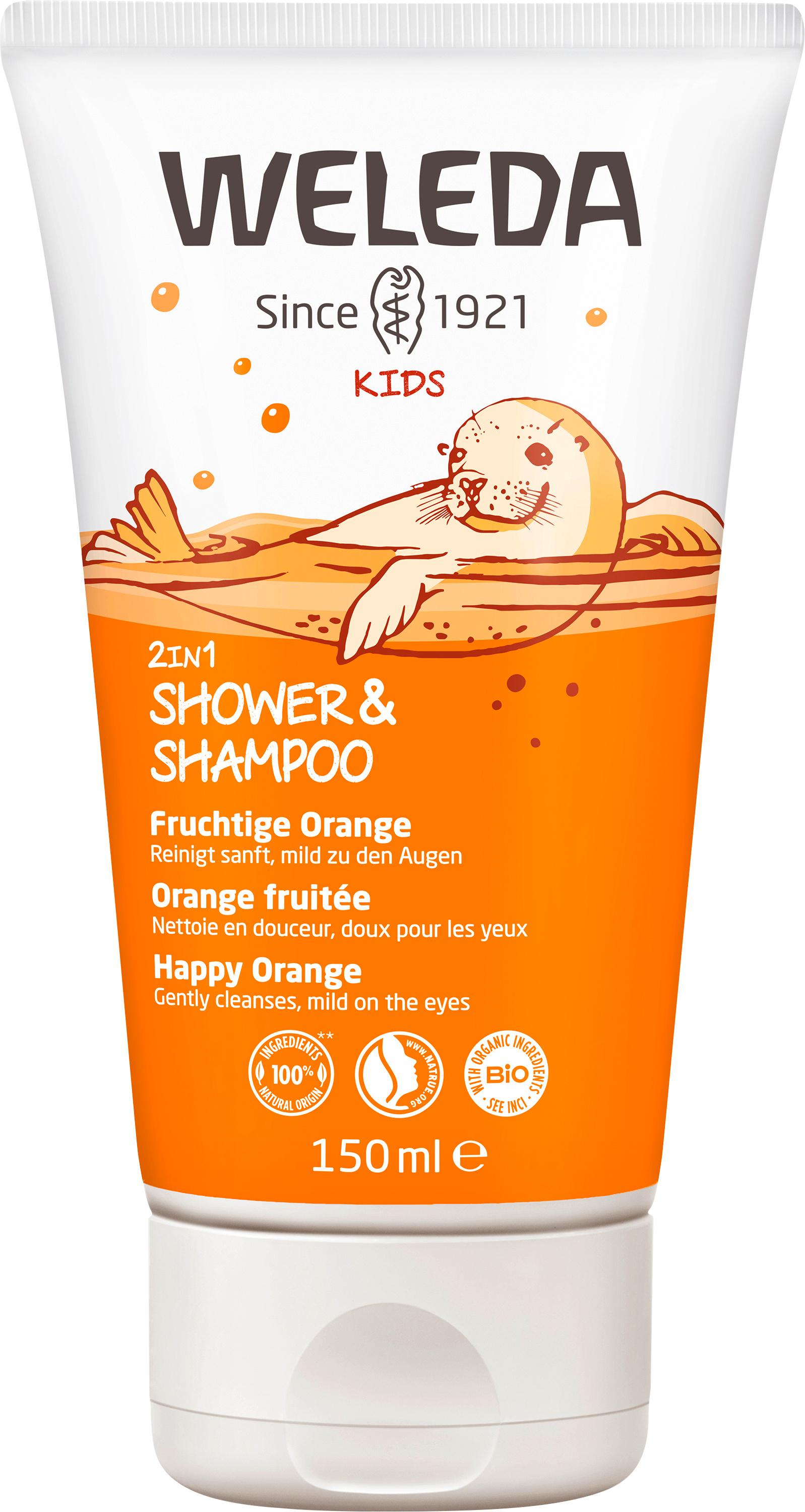WELEDA Kids 2in1 Shower&Shampoo Fruchtige Orange