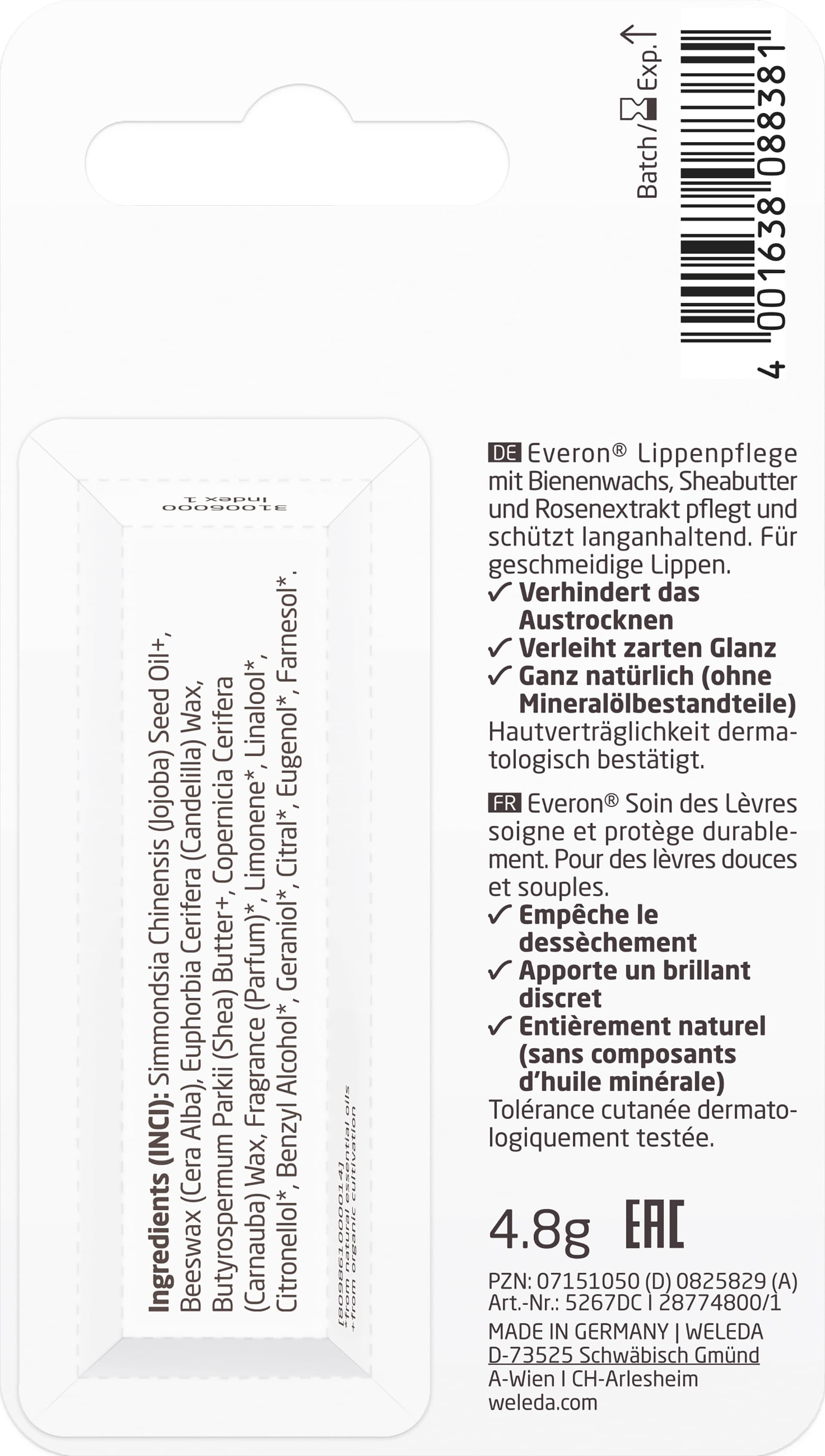 Produktbild WELEDA Everon Lippenpflege 3 von 3