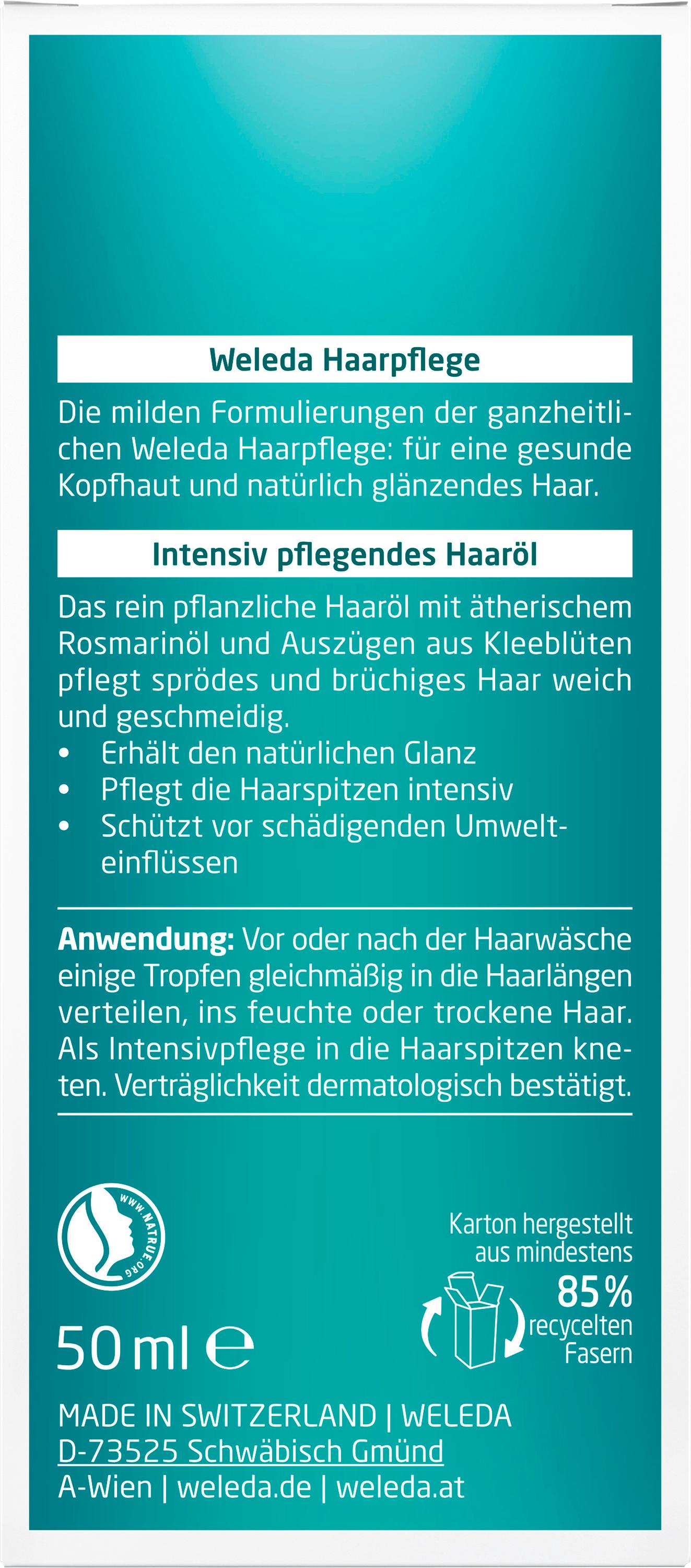 Produktbild WELEDA ROSMARIN Intensiv Pflegendes Haaröl 5 von 7