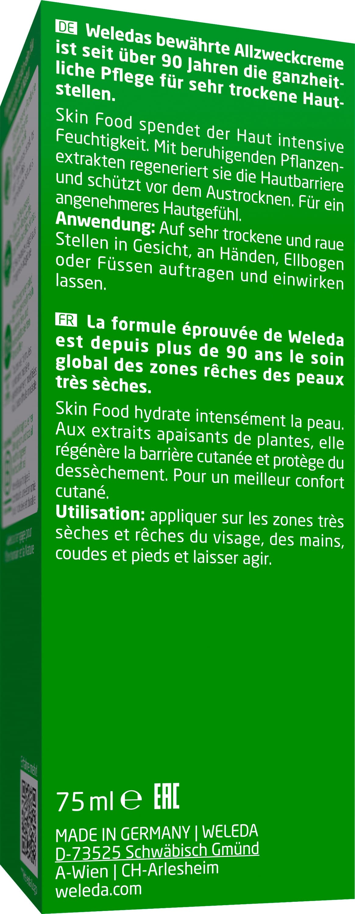 Produktbild WELEDA SKIN FOOD Nährende Gesichtspflege für Gesicht und Körper 2 von 14