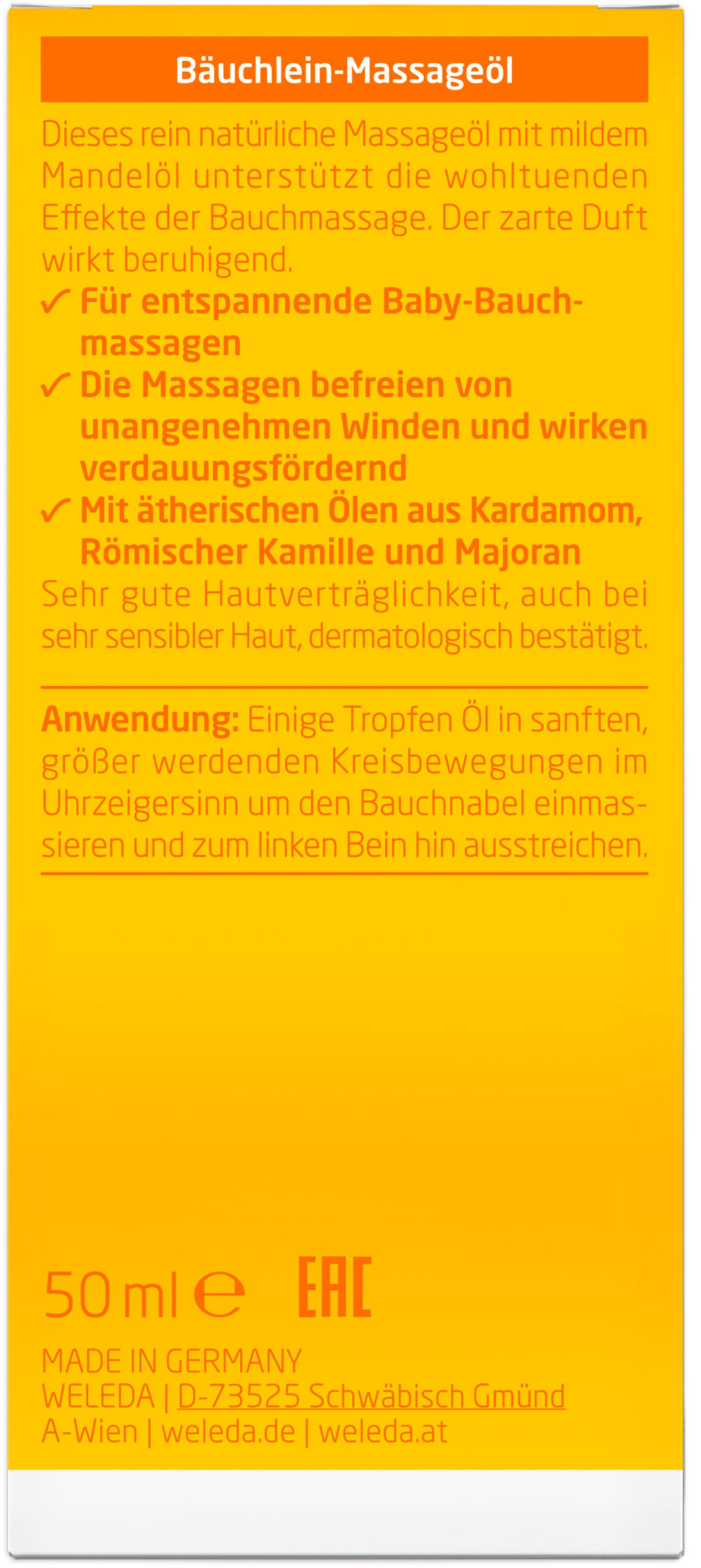 Produktbild WELEDA BABY Bäuchlein-Massageöl 4 von 6