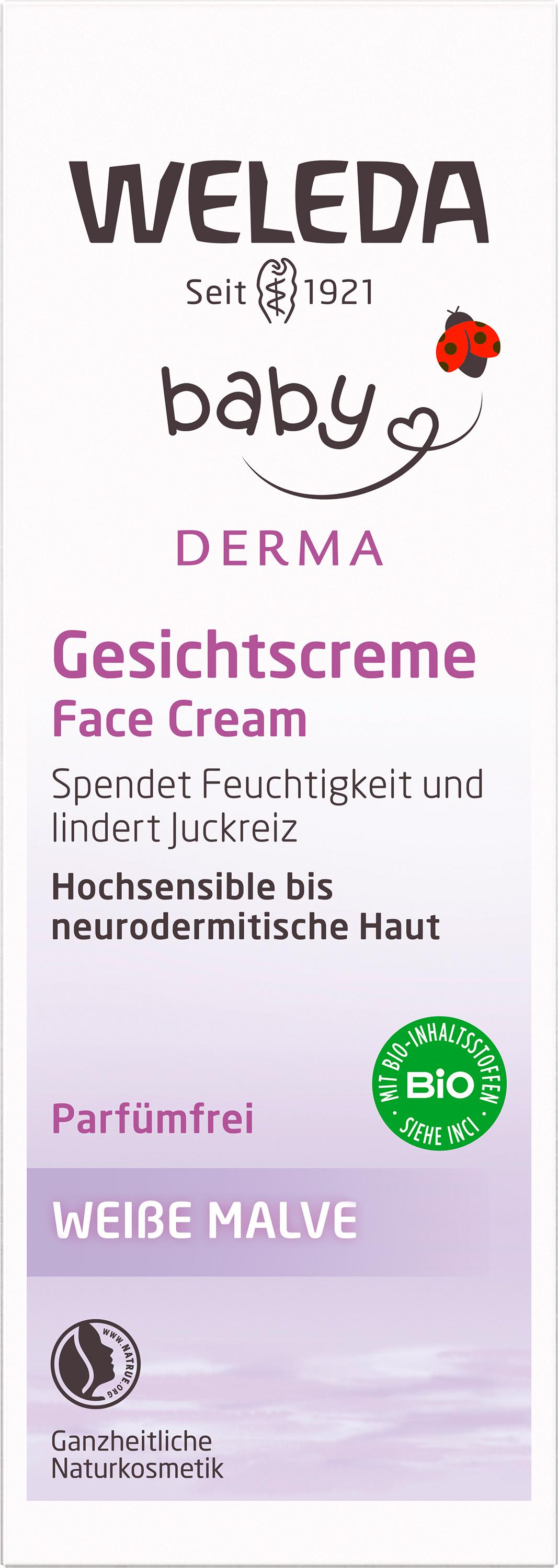 WELEDA BABY DERMA WEIßE MALVE Gesichtscreme