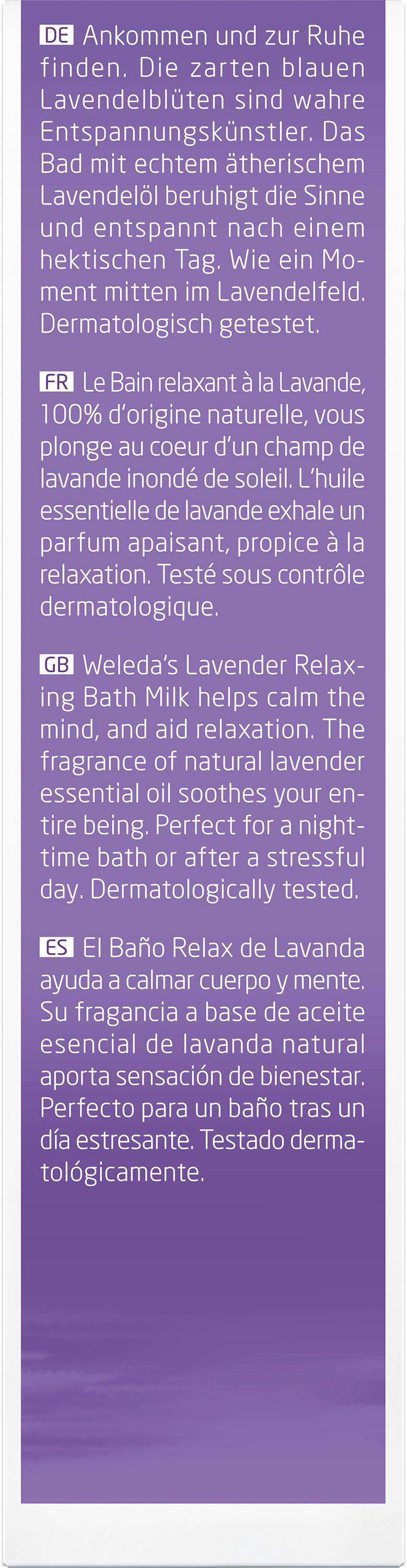 Produktbild WELEDA LAVENDEL Entspannungsbad 4 von 6