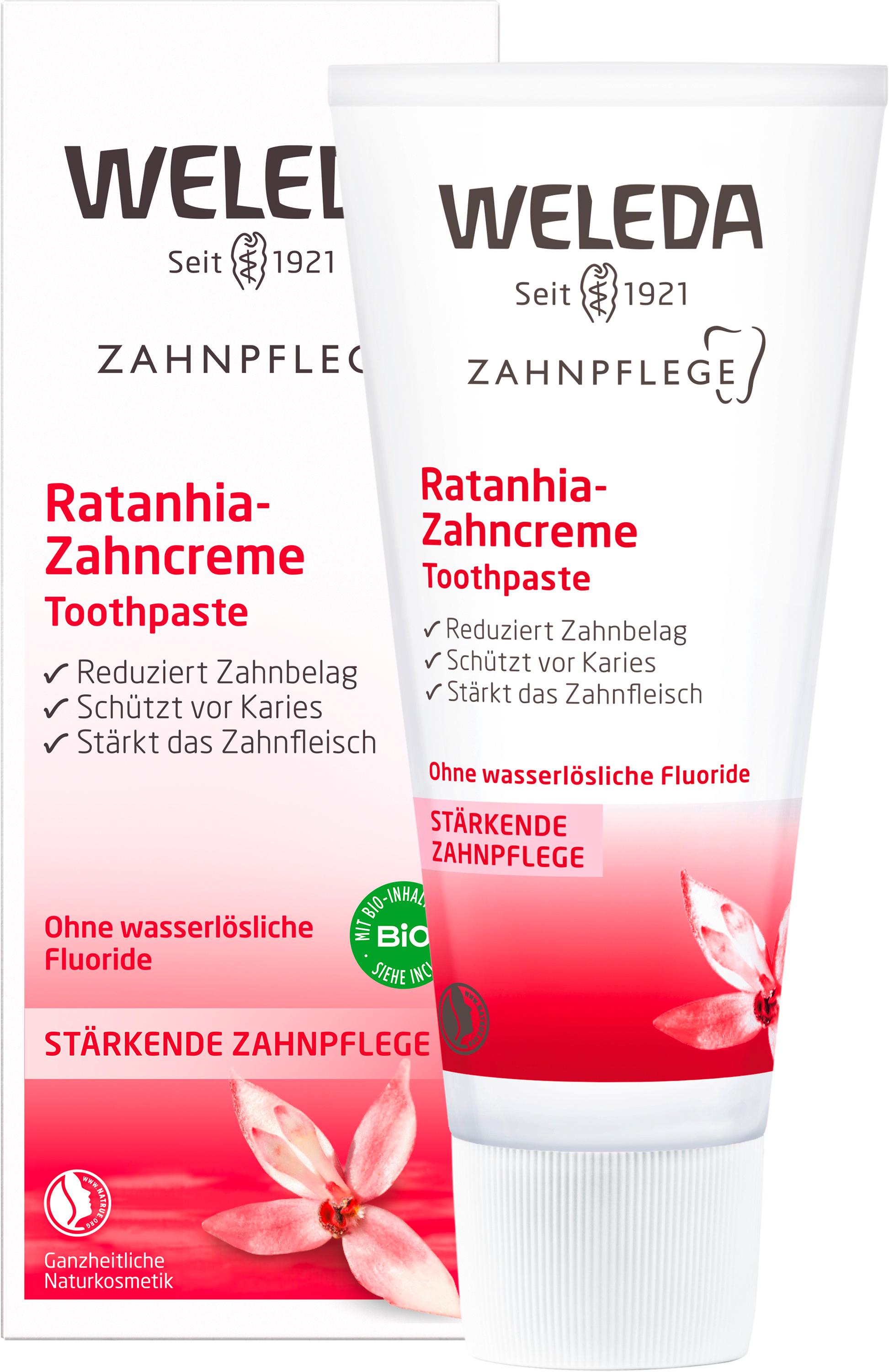 Produktbild WELEDA ZAHNPFLEGE Ratanhia Zahncreme 2 von 6