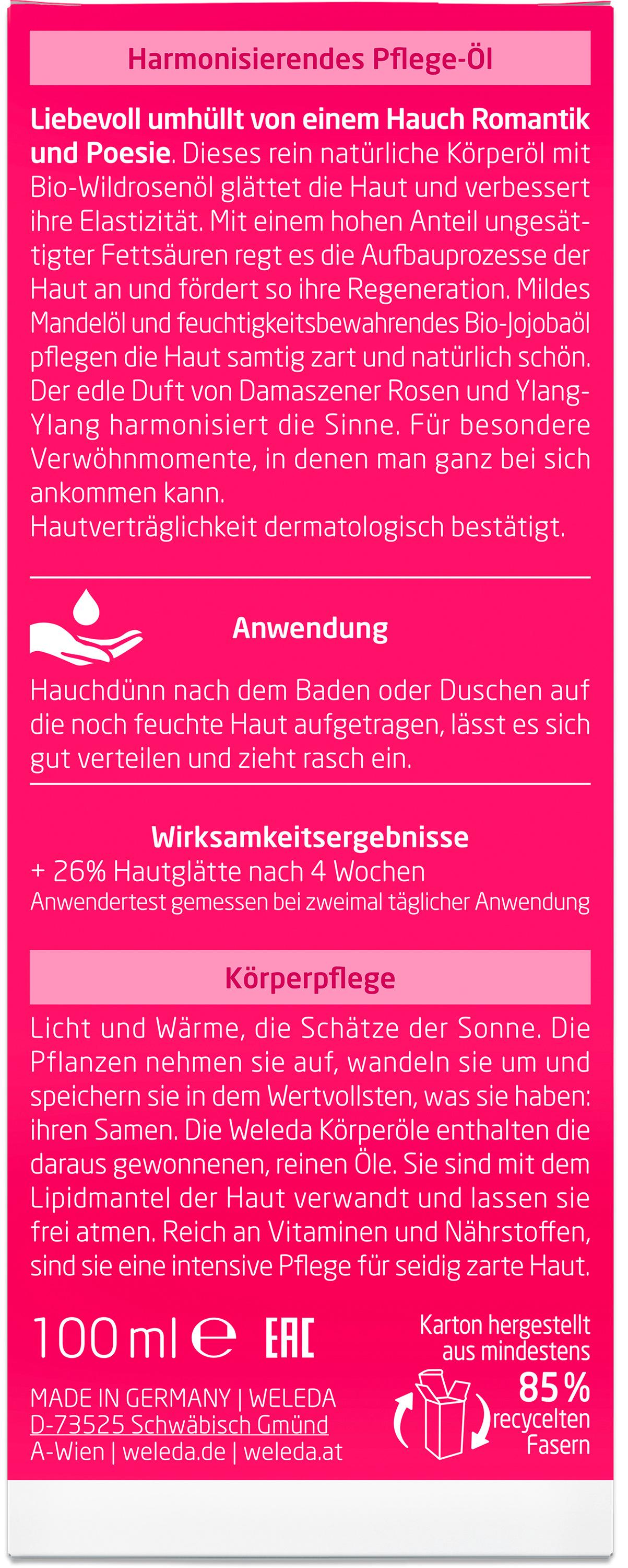 Produktbild WELEDA WILDROSE Harmonisierendes Pflege-Öl 3 von 6