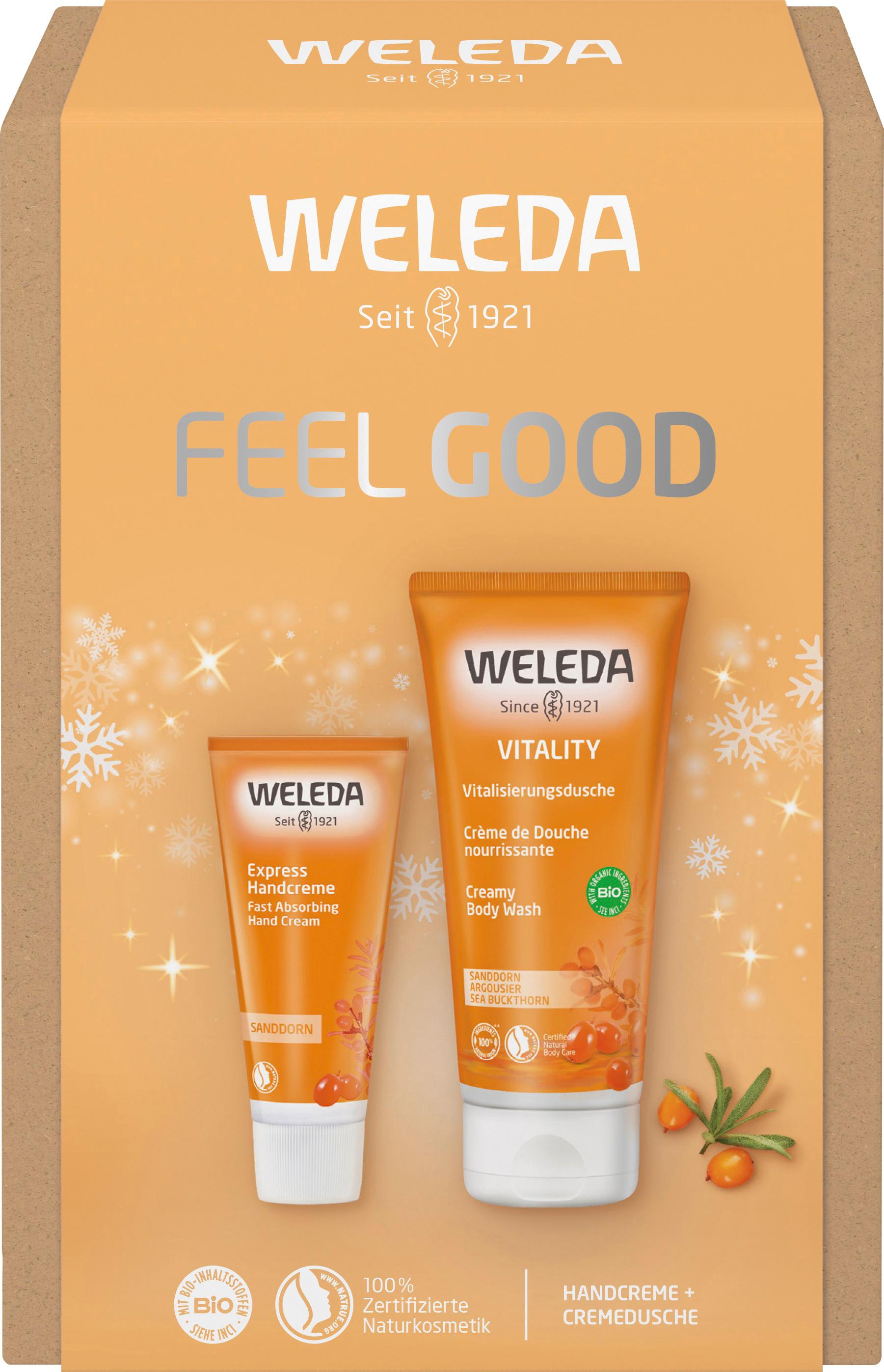 WELEDA Dein Verwöhnmoment Sanddorn Geschenkpackung