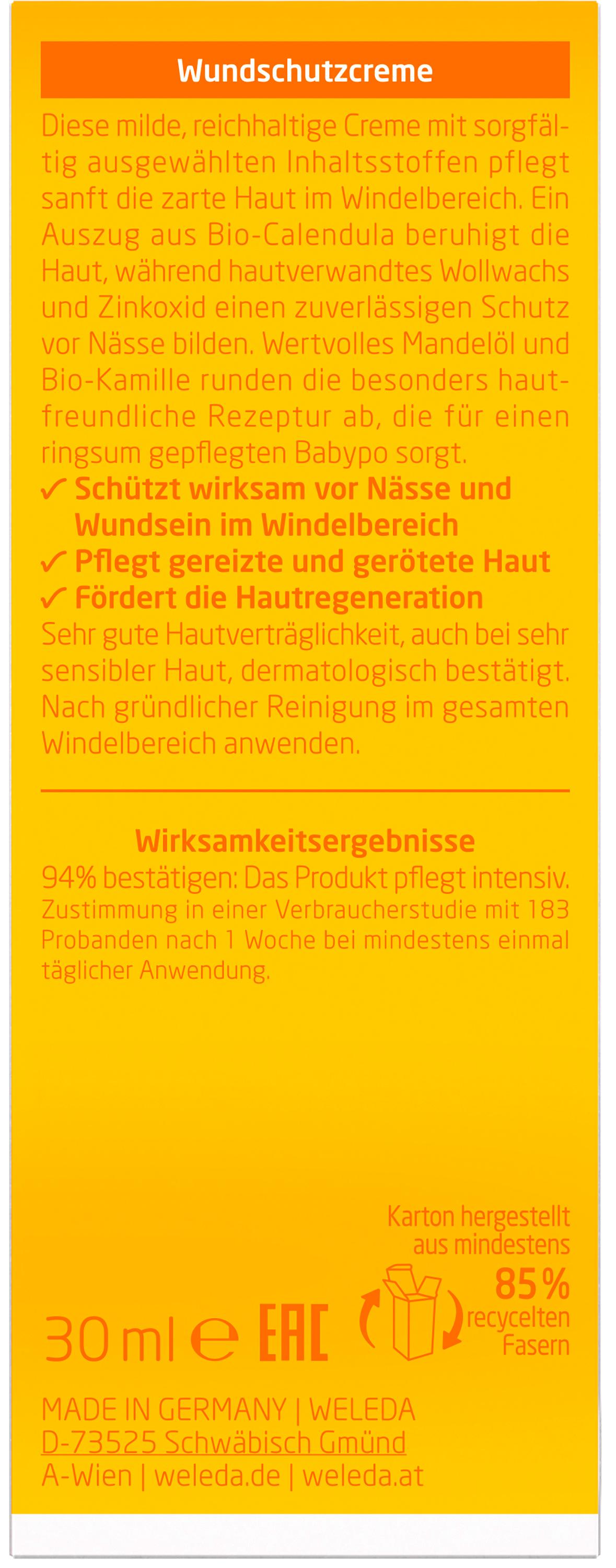 Produktbild Weleda baby CALENDULA Wundschutzcreme 4 von 6