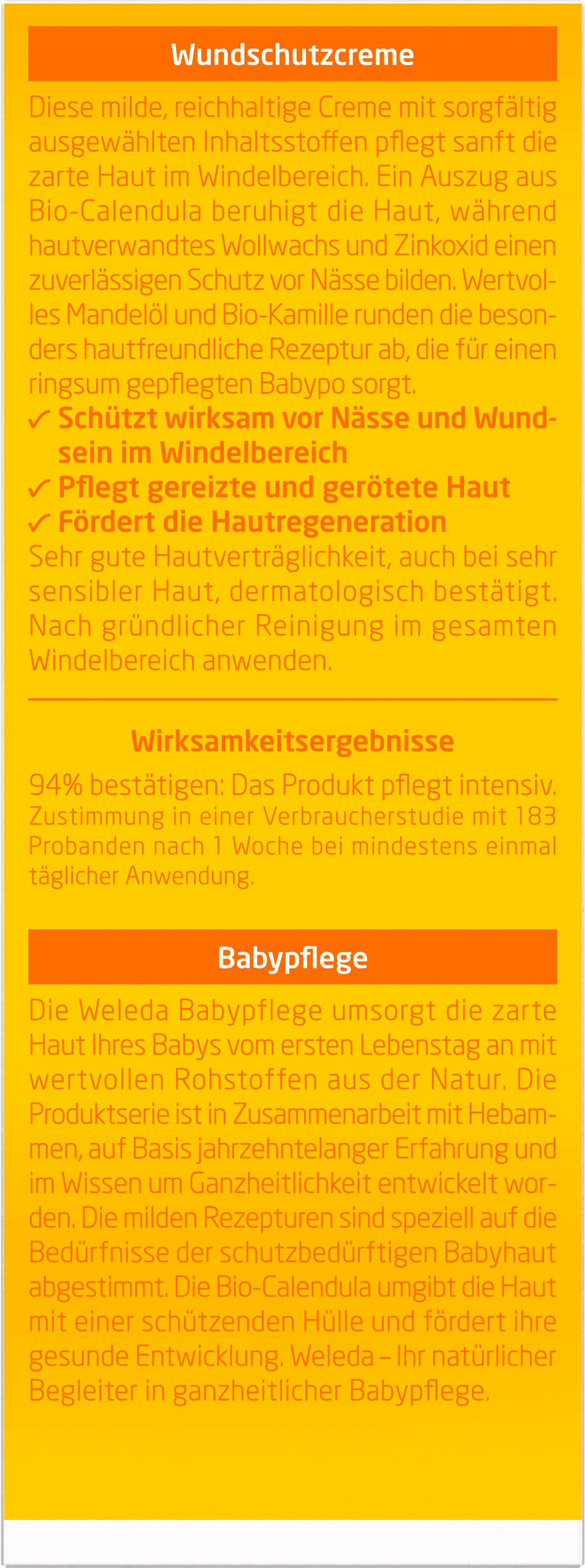 Produktbild Weleda baby CALENDULA Wundschutzcreme 4 von 9
