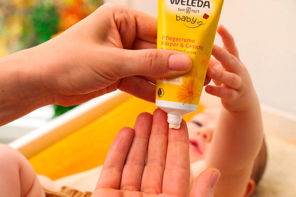 Produktbild WELEDA Baby CALENDULA Pflegecreme Körper&Gesicht 5 von 6