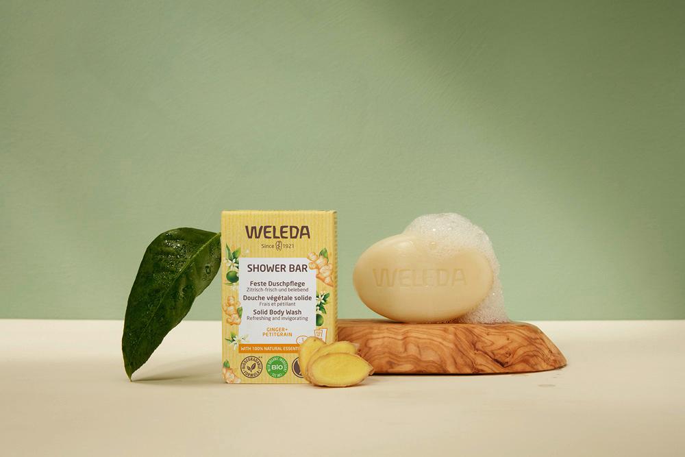 Produktbild WELEDA Feste Duschpflege Ginger + Petitgrain 5 von 5