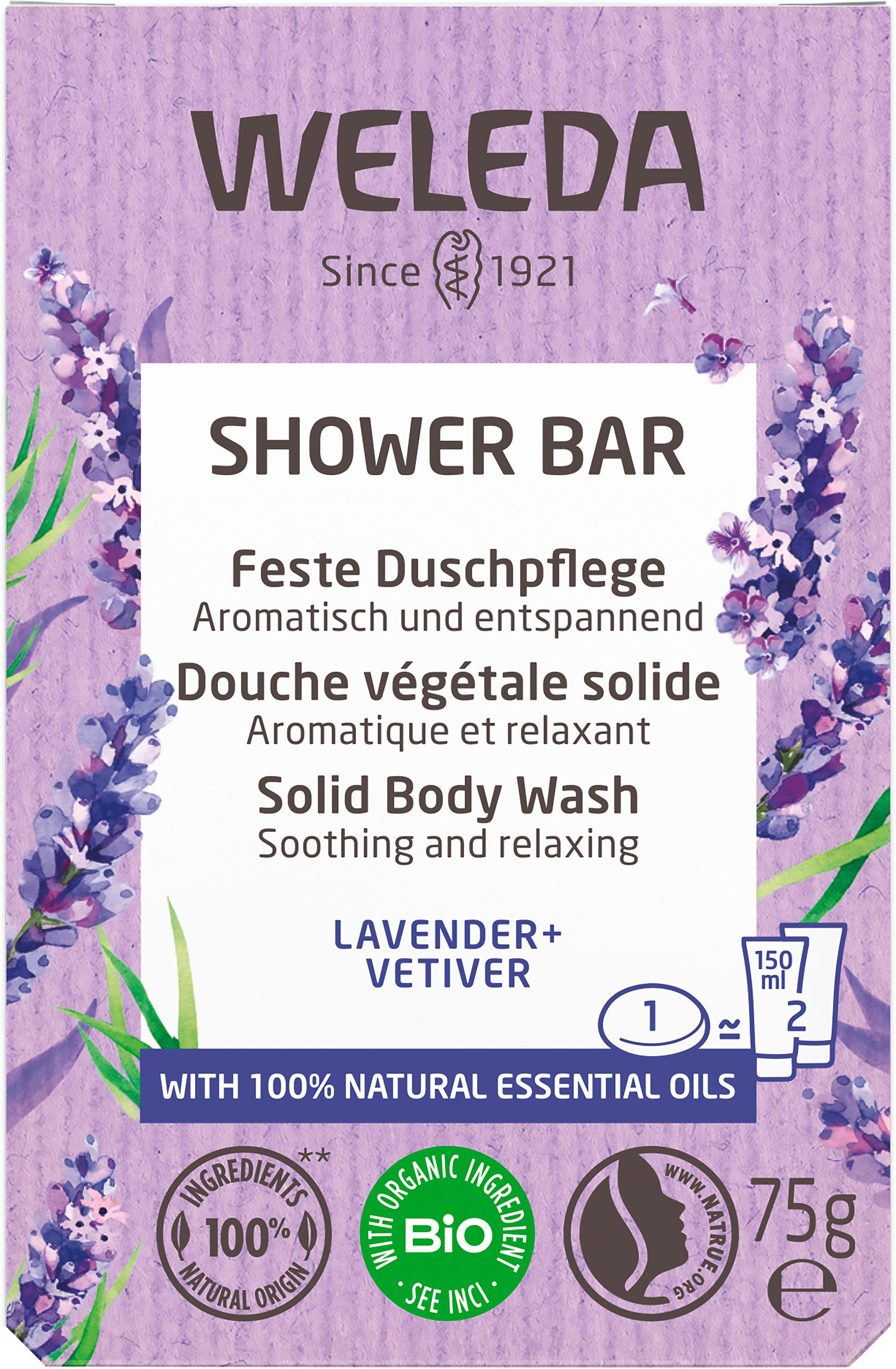 WELEDA Feste Duschpflege Lavender + Vetiver