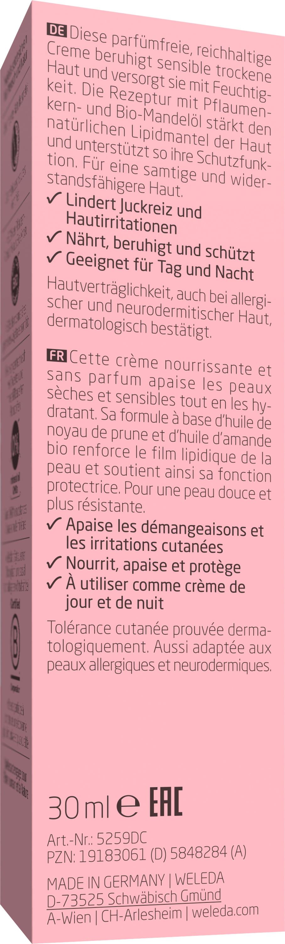 Produktbild WELEDA Sensitiv Feuchtigkeitscreme Bio-Mandel 3 von 5