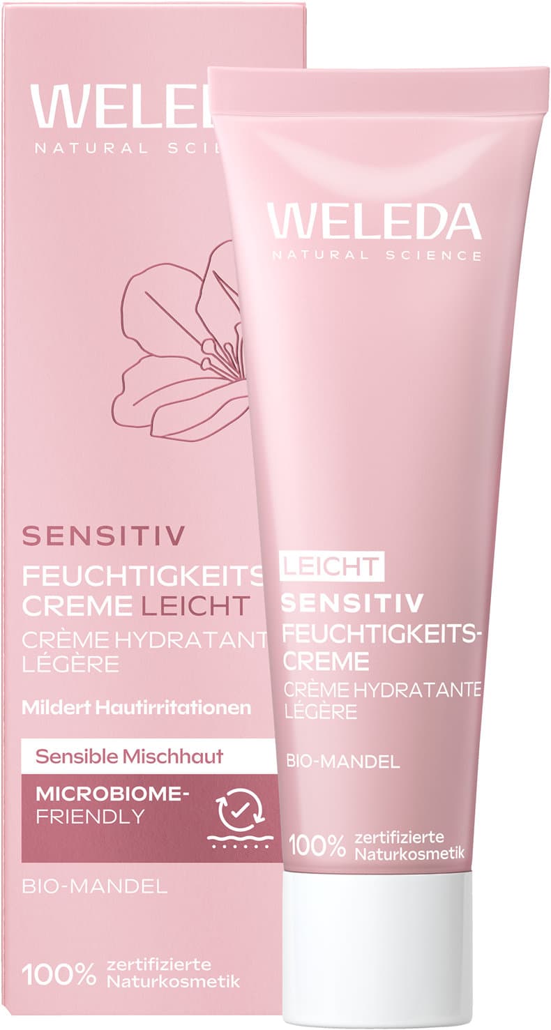 WELEDA Sensitiv Feuchtigkeitscreme leicht Bio-Mandel