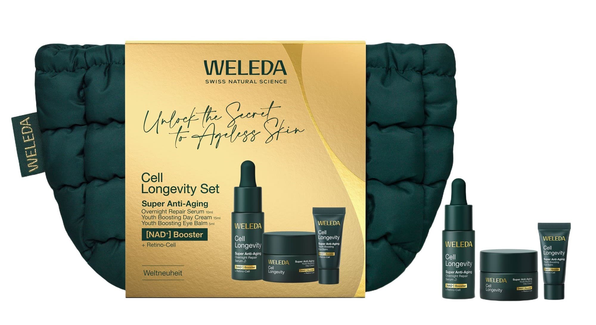 WELEDA Cell Longevity Super Anti-Aging Kennenlern Geschenkpackung