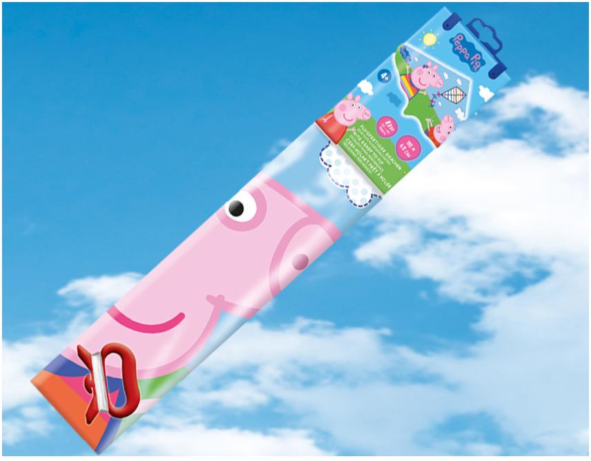 Produktbild Günther Flugmodelle - PEPPA PIG Einleiner-Drachen aus Folie 2 von 2