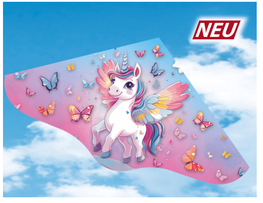 Günther Flugmodelle - Rosalie Einleiner-Drachen aus robuster PE-Folie – farbenprächtig