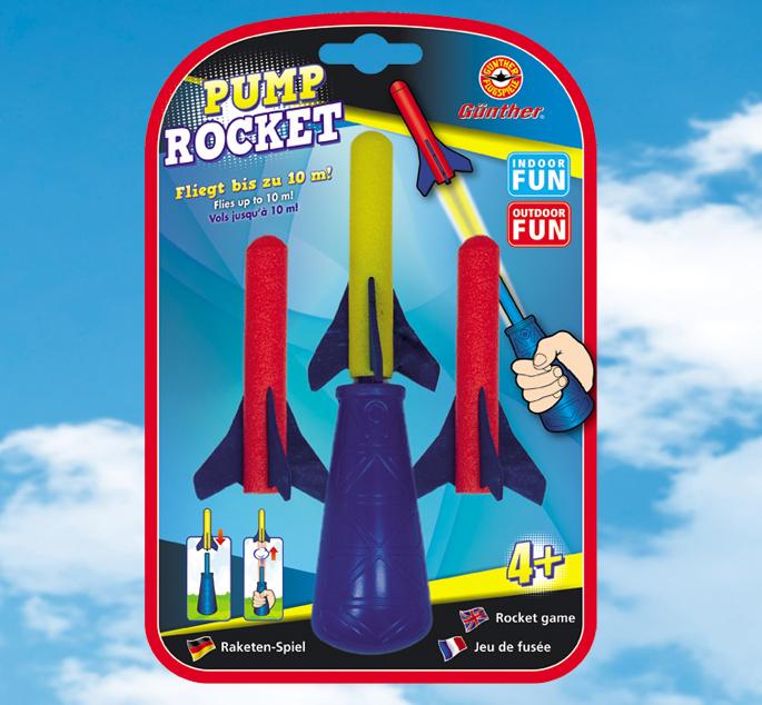 Günther Flugmodelle - 1557 PUMP ROCKET Flugspiel