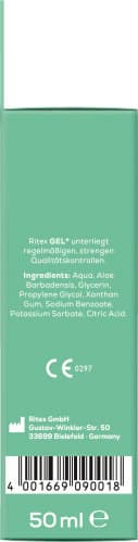 Produktbild Ritex Gleitgel GEL+ BIO Aloe Vera 4 von 7