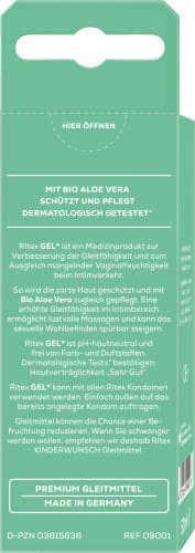 Produktbild Ritex Gleitgel GEL+ BIO Aloe Vera 3 von 7