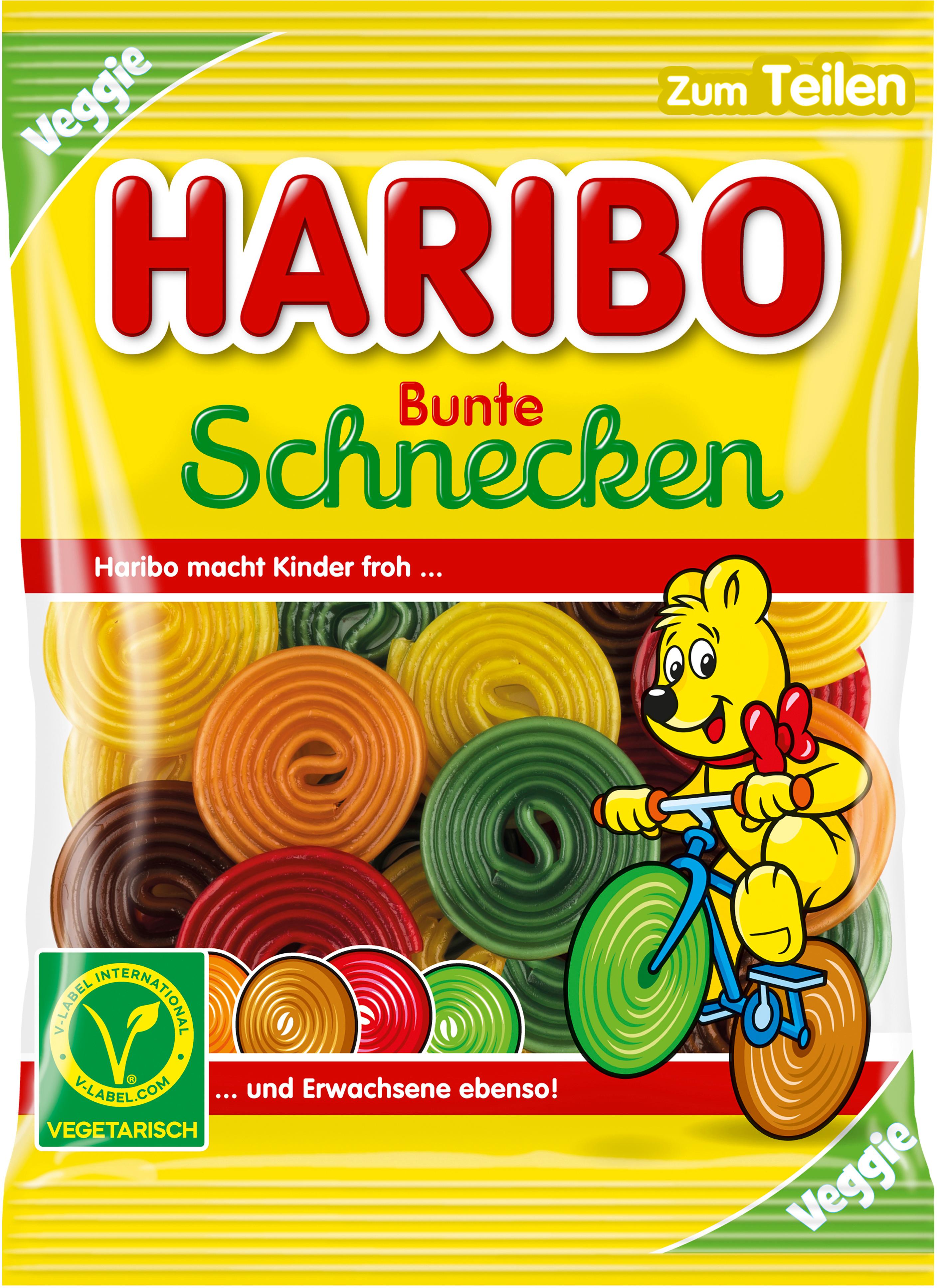 Haribo Fruchtgummi Bunte Schnecken