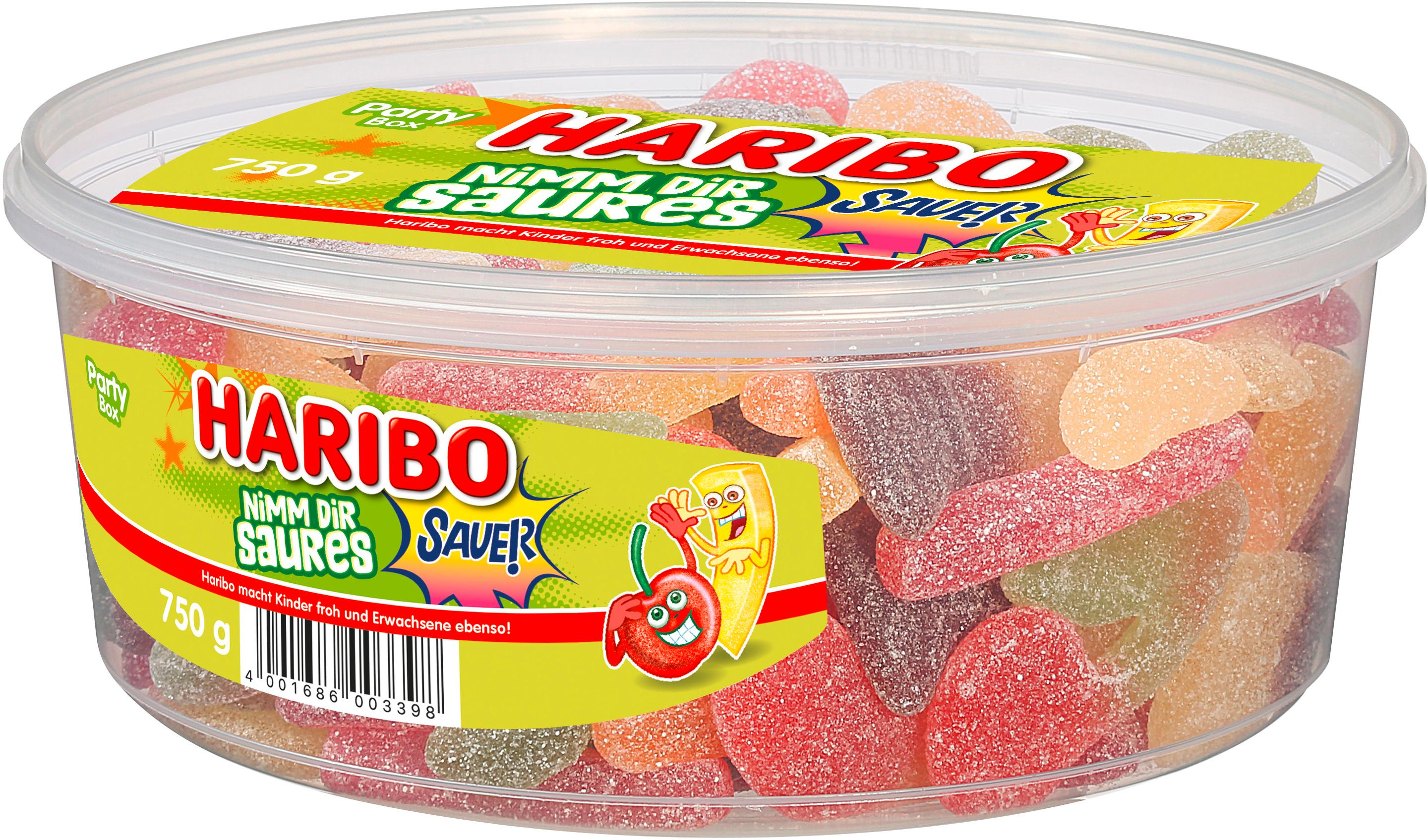Haribo Fruchtgummi Nimm Dir Saures Runddose