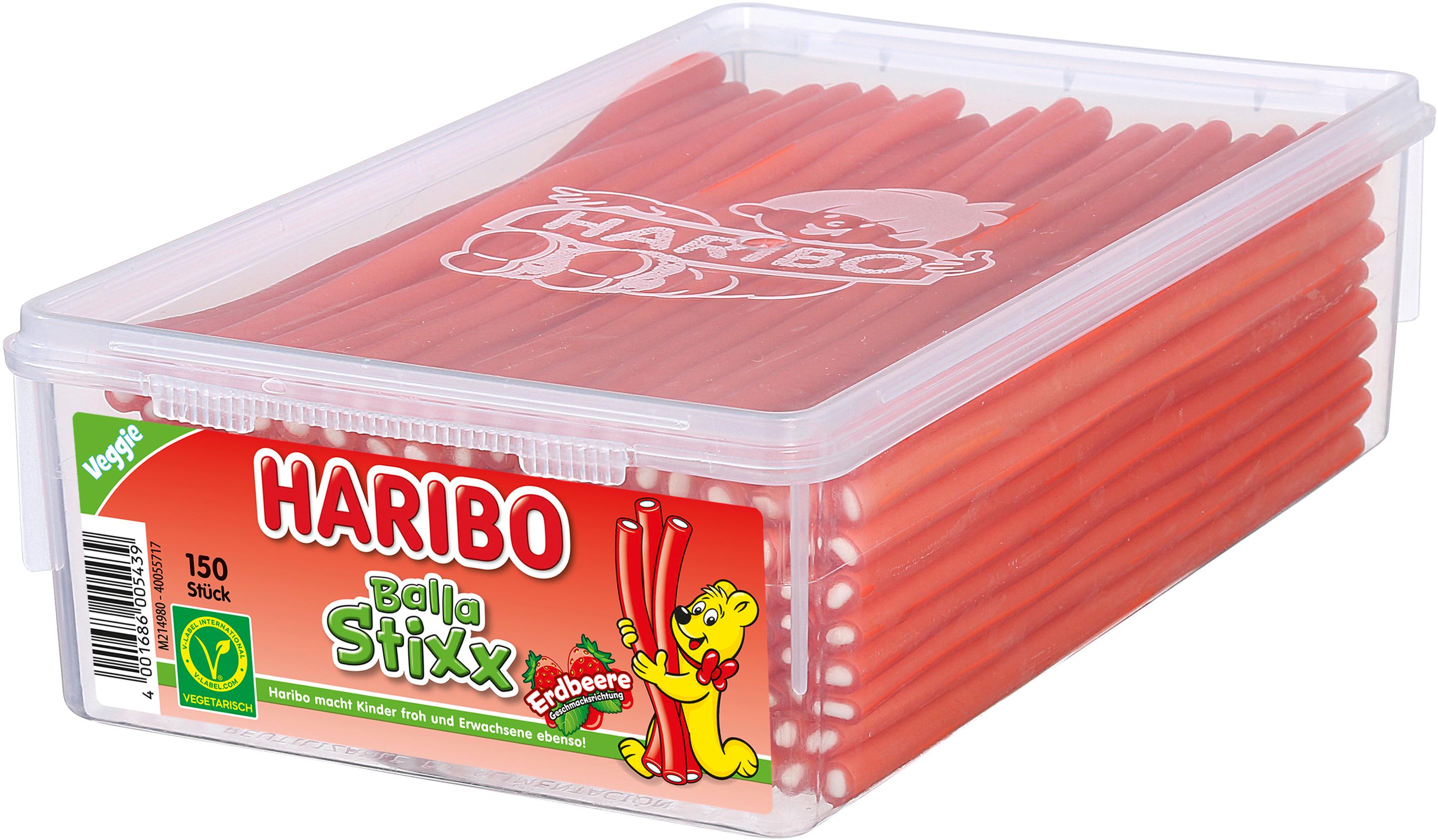 Haribo Fruchtgummi Balla Stixx Erdbeere