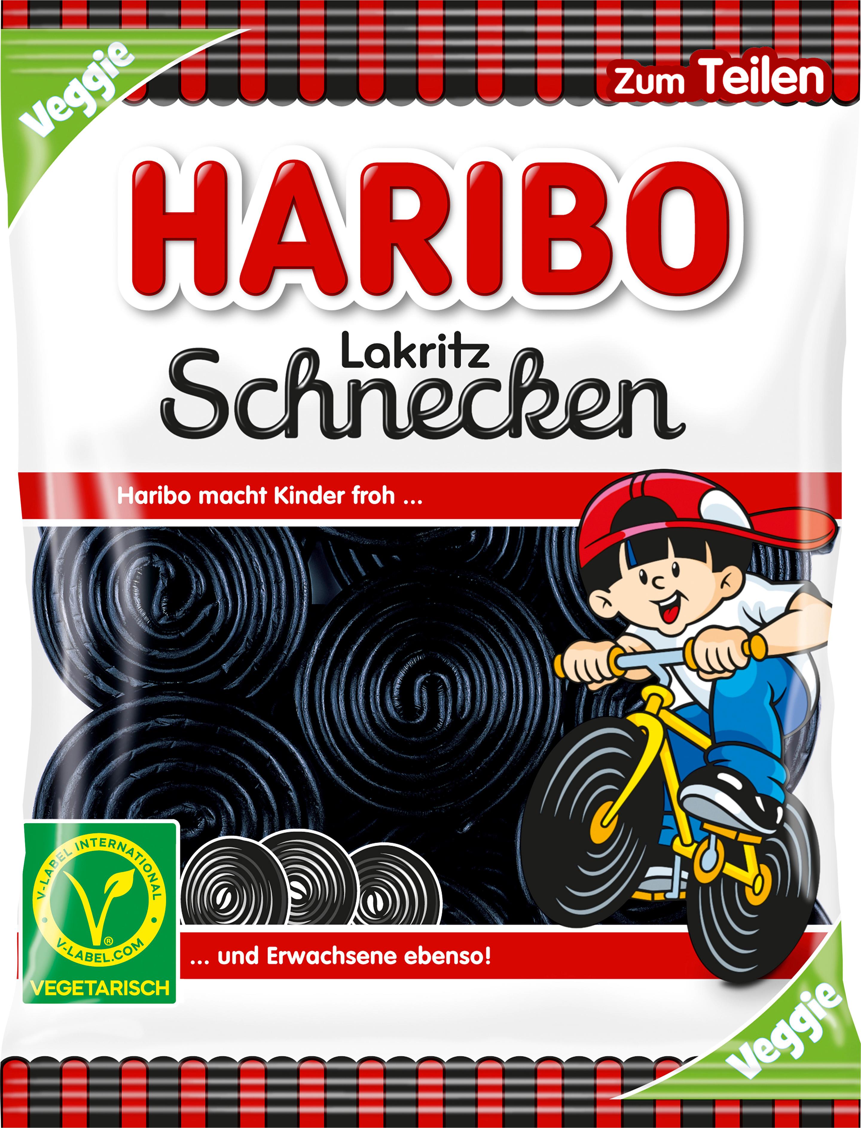 Haribo Lakritz Schnecken Veggie