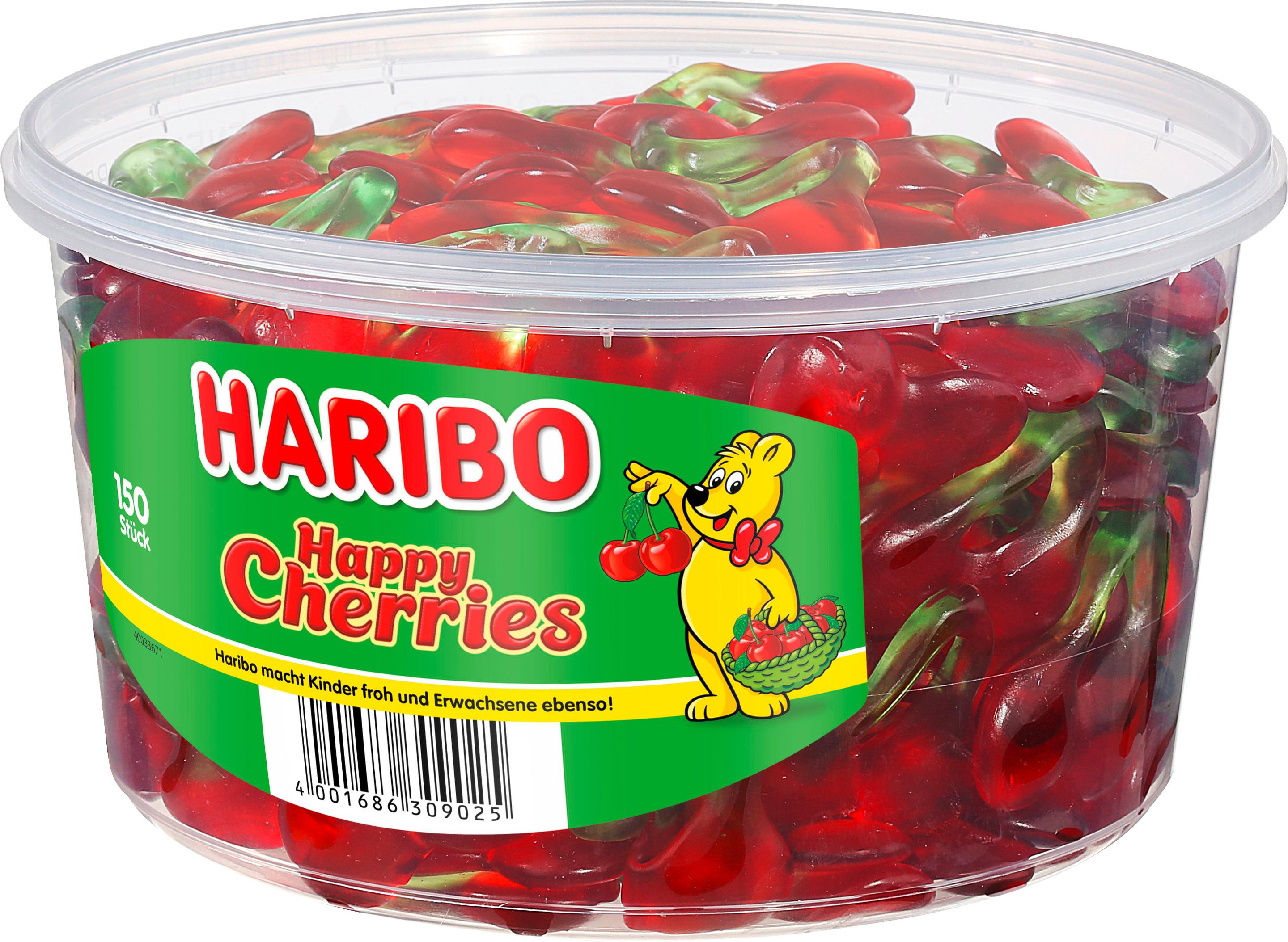 Produktbild Haribo Fruchtgummi Happy Cherries Runddose 2 von 2