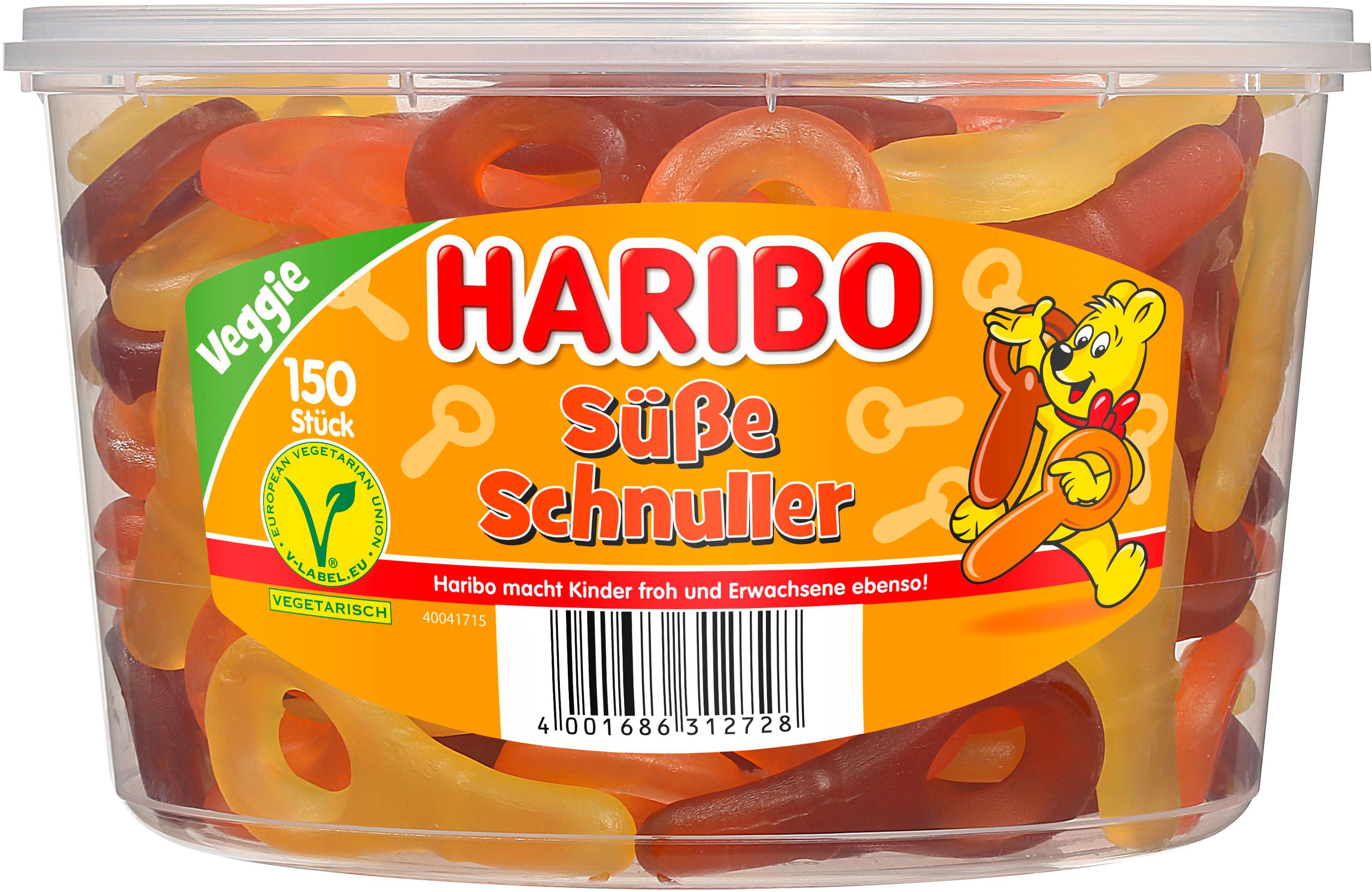 Haribo Fruchtgummi Süße Schnuller Dose Veggie