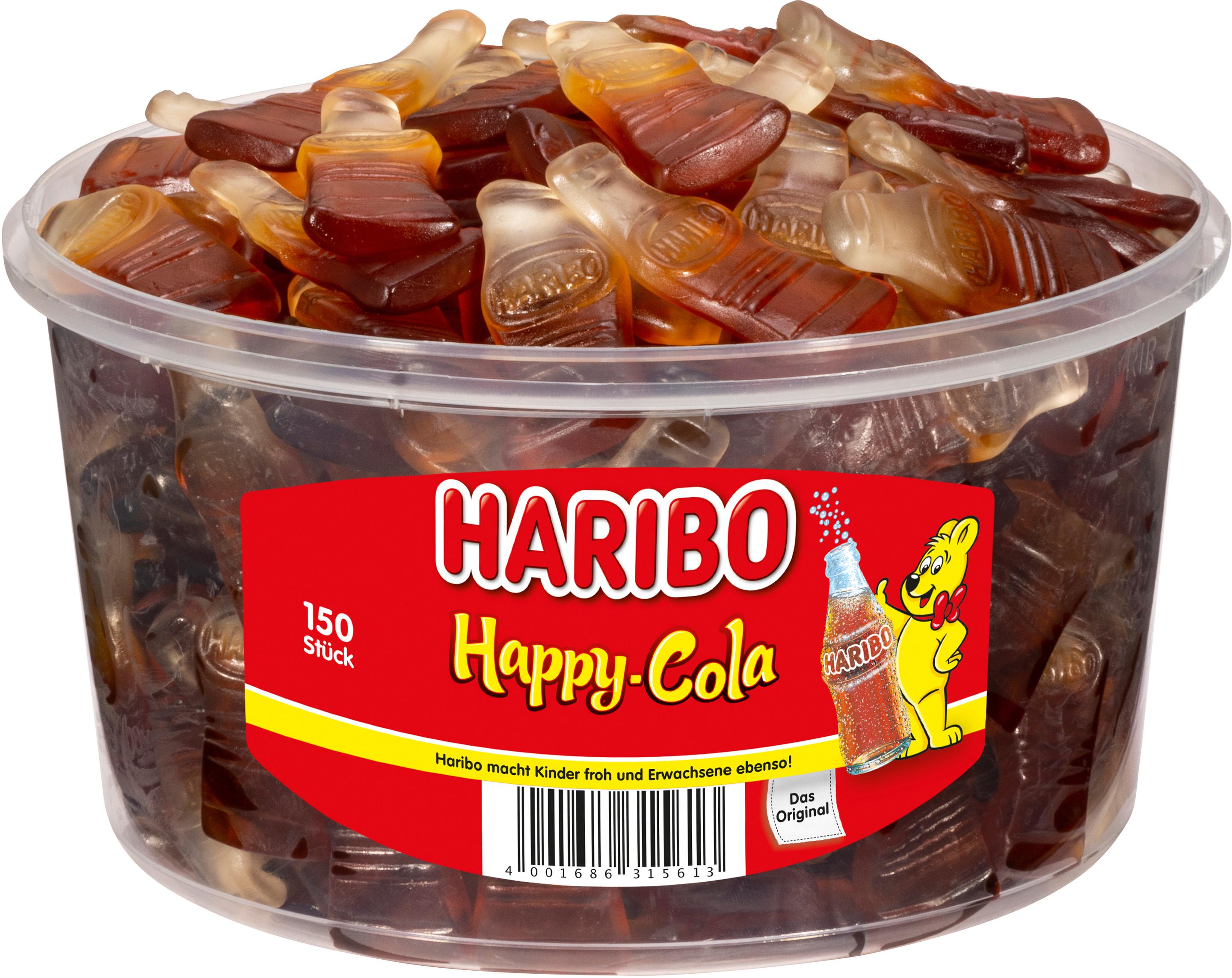 Haribo Fruchtgummi Happy Cola Runddose