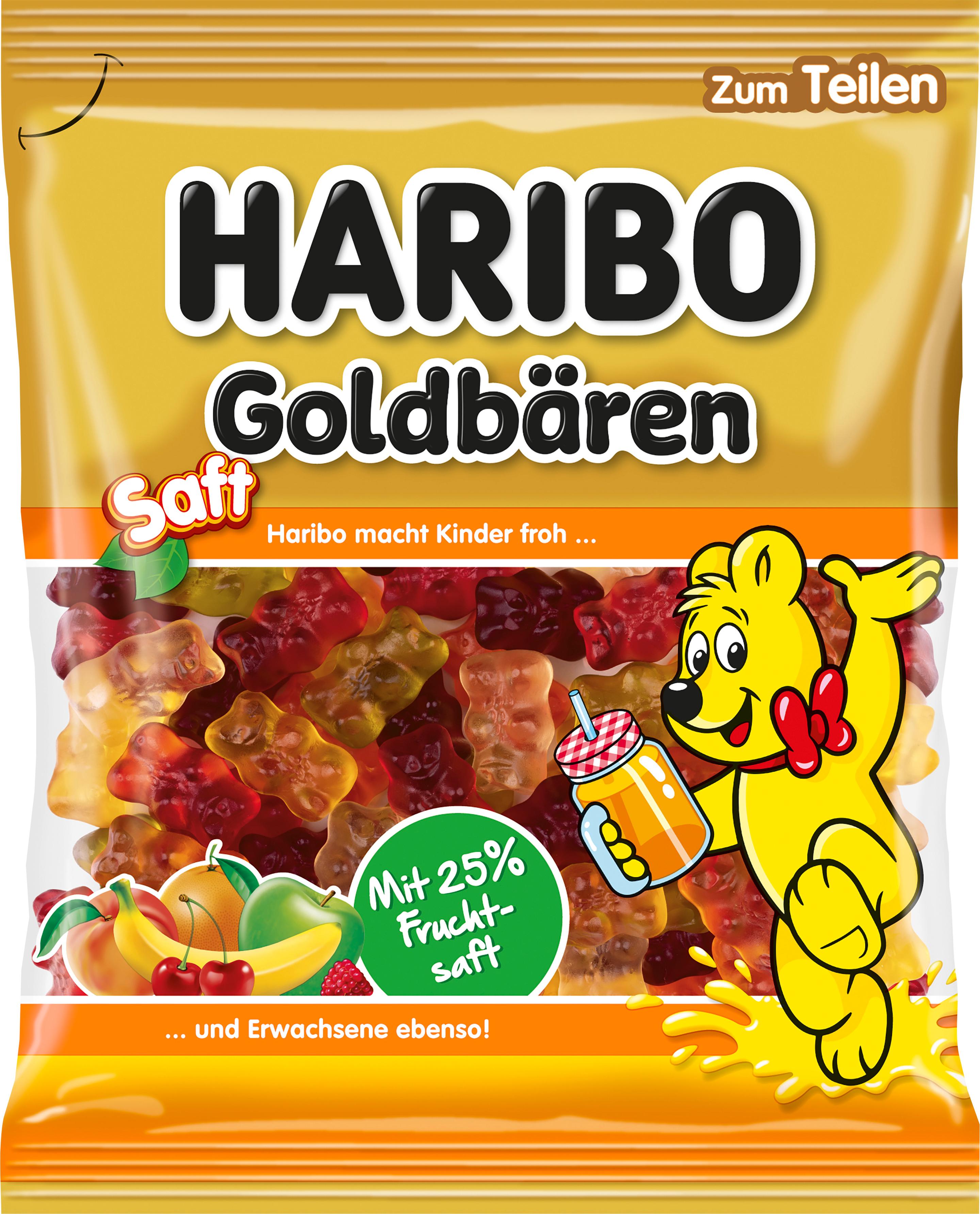 Haribo Fruchtgummi Saft Goldbären