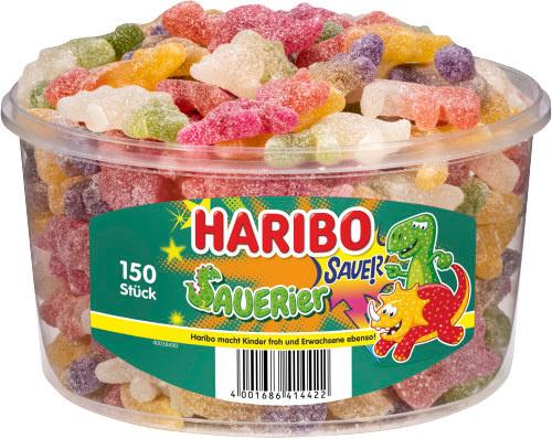 Haribo Fruchtgummi Sauerier Runddose
