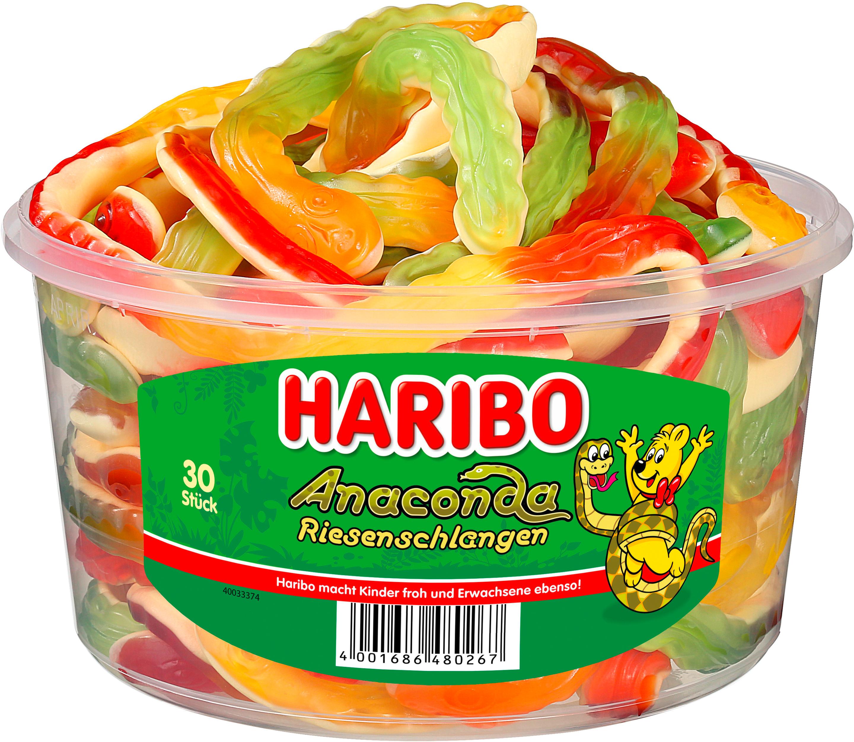 Haribo Fruchtgummi Mit Schaumzucker Anaconda Riesenschlangen