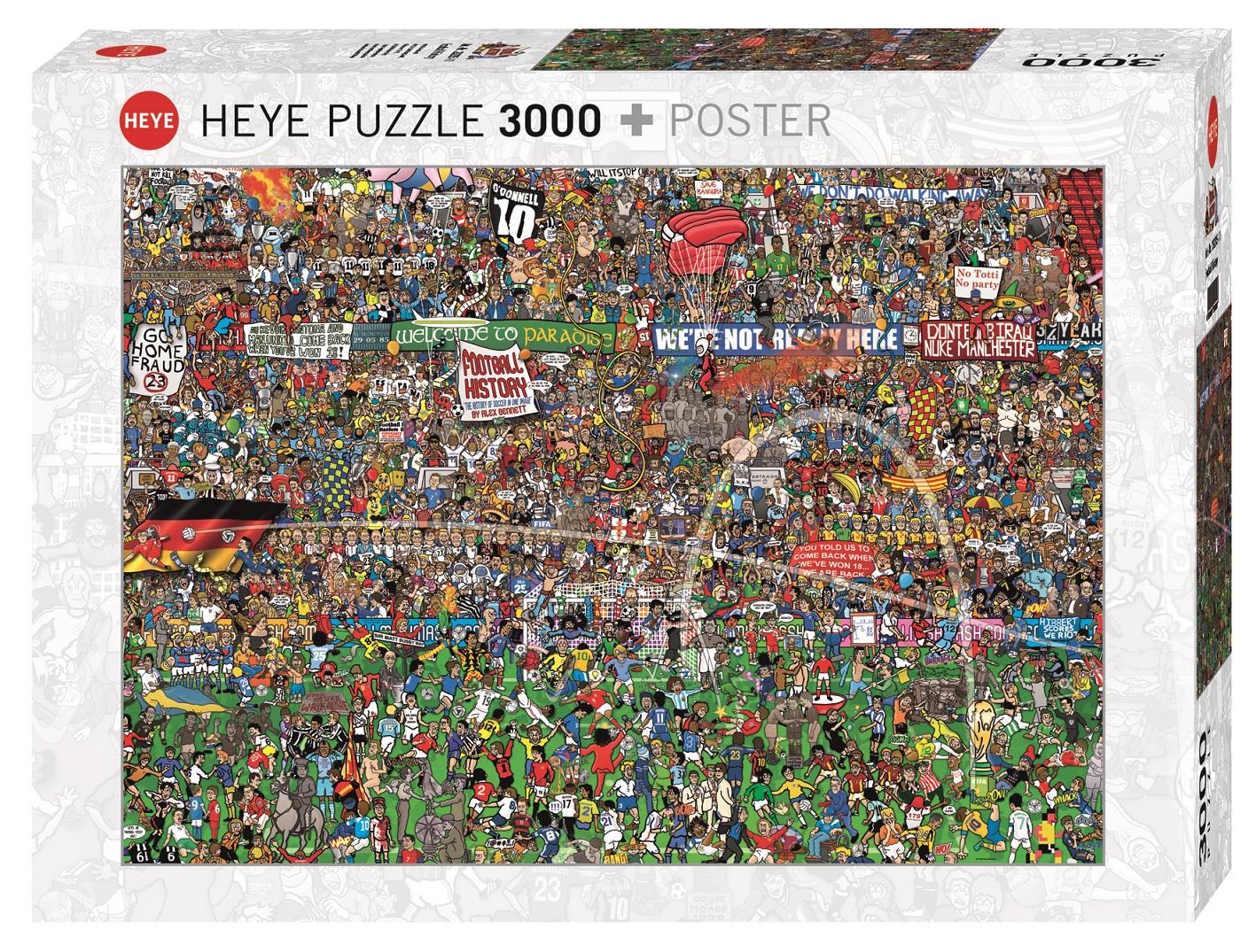 Heye Standardpuzzle 3000 Teile - Football History