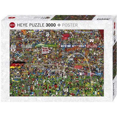 Produktbild Heye Standardpuzzle 3000 Teile - Football History 2 von 4
