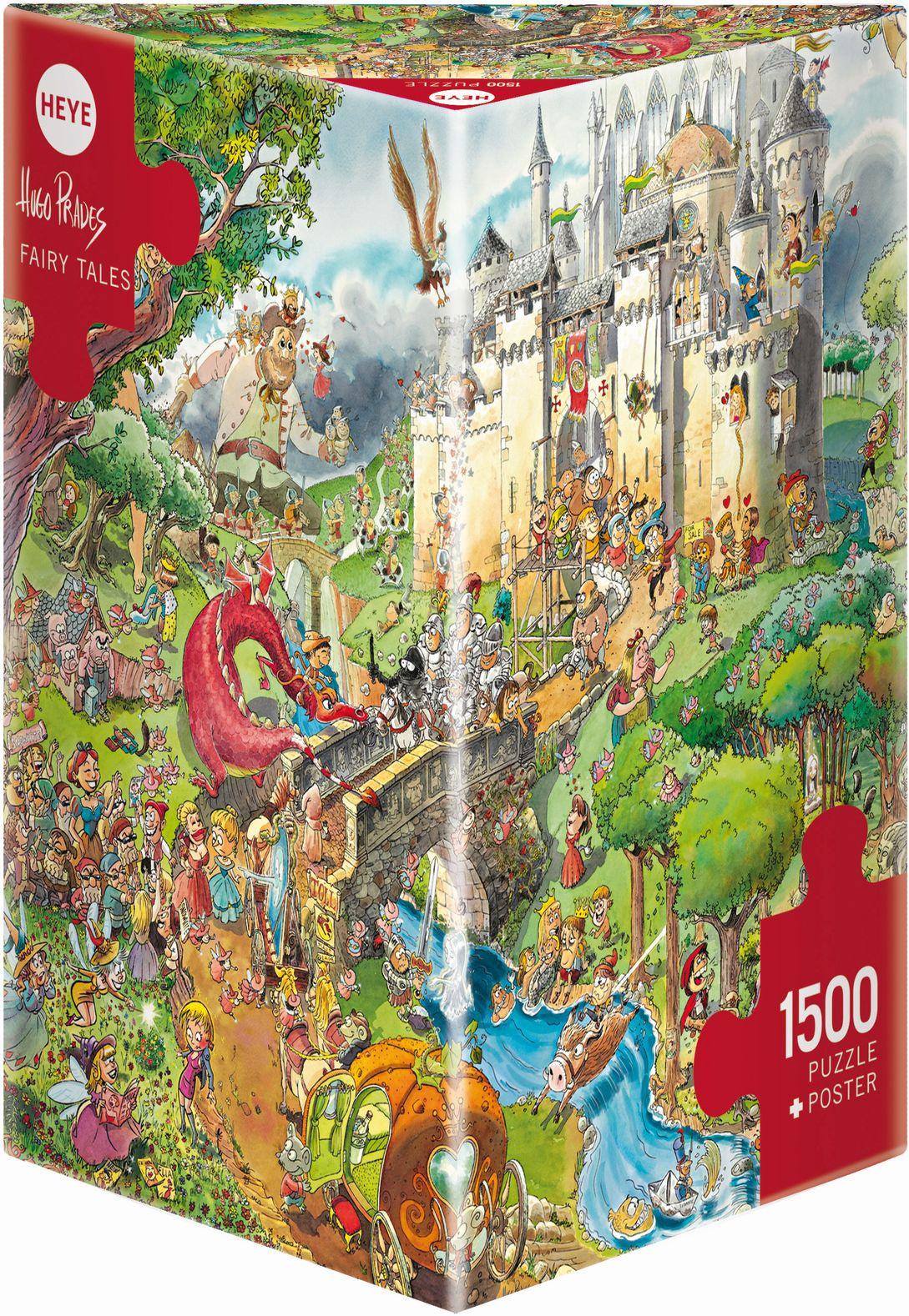 Heye - Dreieckspuzzle 1500 Teile - Hugo Prades, Fairy Tales