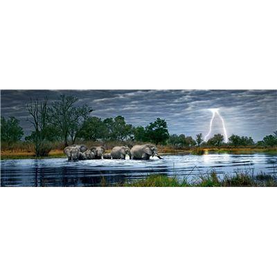 Produktbild Heye Panoramapuzzle 2000 Teile - Alex Bernasconi, Herd Elephant 3 von 3