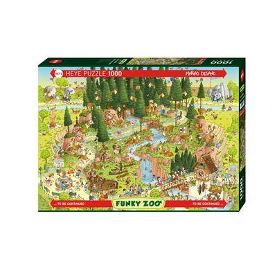 Produktbild Heye Standardpuzzle 1000 Teile - Funky Zoo, Black Forest Habitat 2 von 3