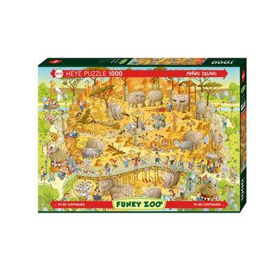 Produktbild Heye Standardpuzzle 1000 Teile - Funky Zoo, African Habitat 2 von 3