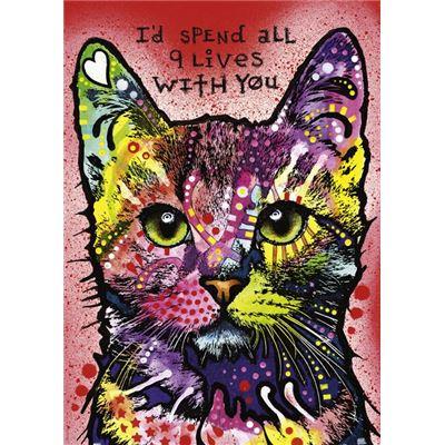 Produktbild Heye Standardpuzzle 1000 Teile - 9 Lives, Dean Russo 3 von 4
