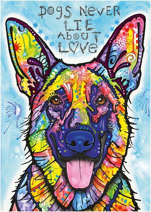 Produktbild Heye Standardpuzzle 1000 Teile - Jolly Pets - Dogs Never Lie 2 von 2