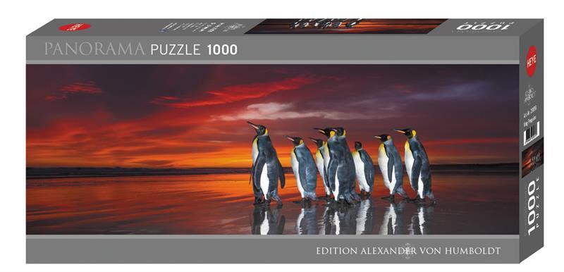 Heye Panoramapuzzle 1000 Teile - King Penguins