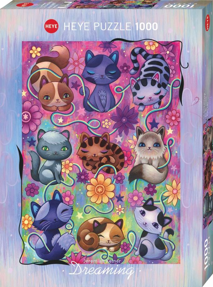 Heye Standardpuzzle 1000 Teile Kitty Cats Dreaming 299552