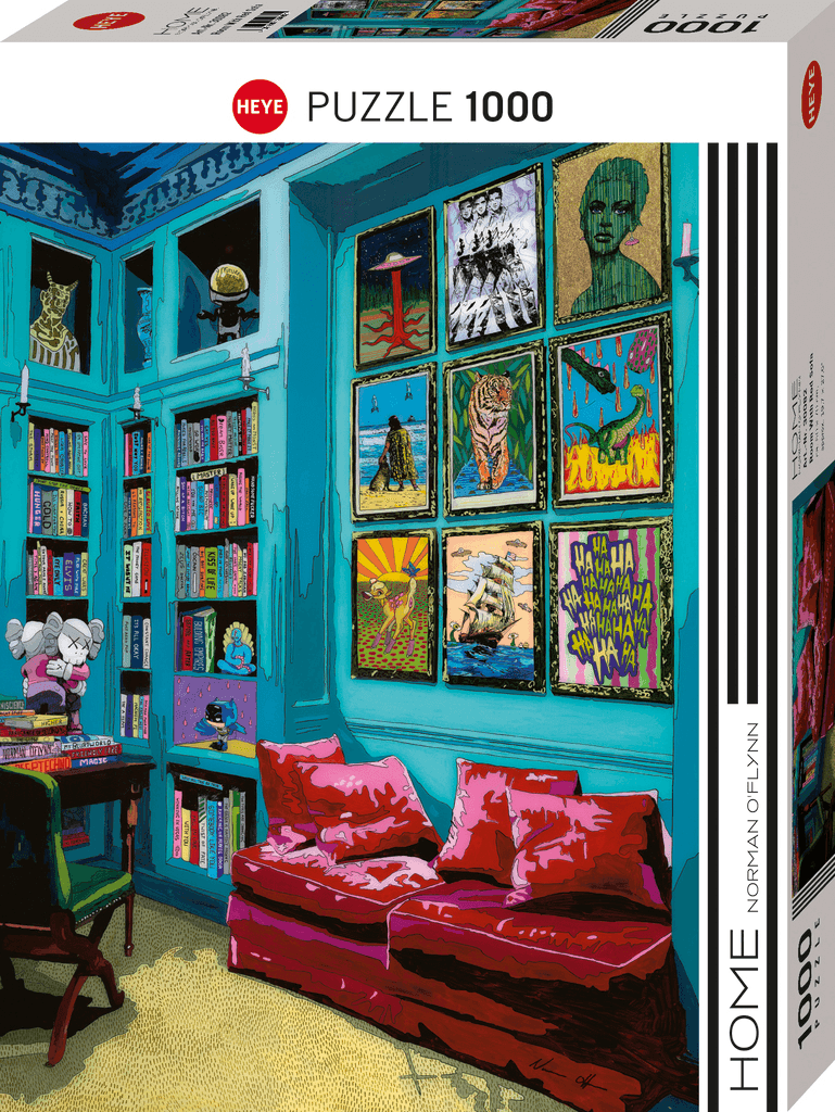 Heye Puzzle Room With Red Sofa 1000 Teile