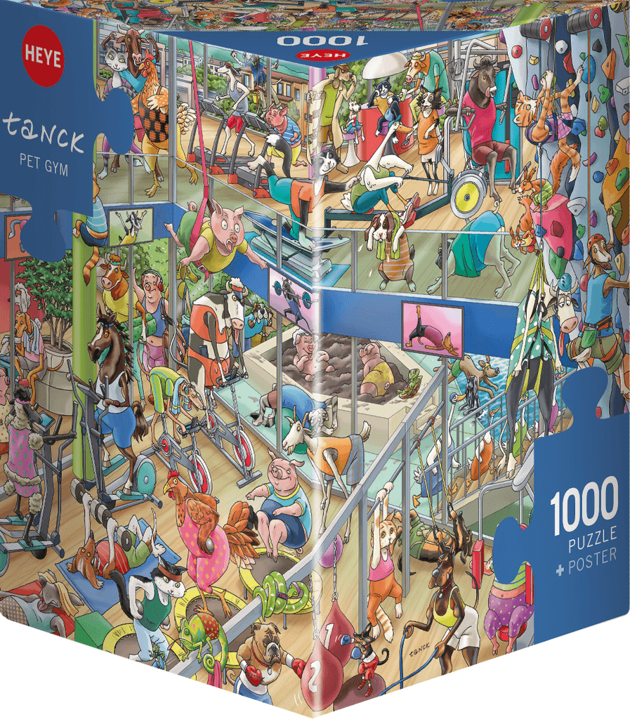Heye Puzzle Pet Gym 1000 Teile